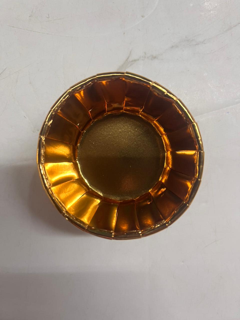 Gold paper cup 2.5 inch 50 picec in a pack