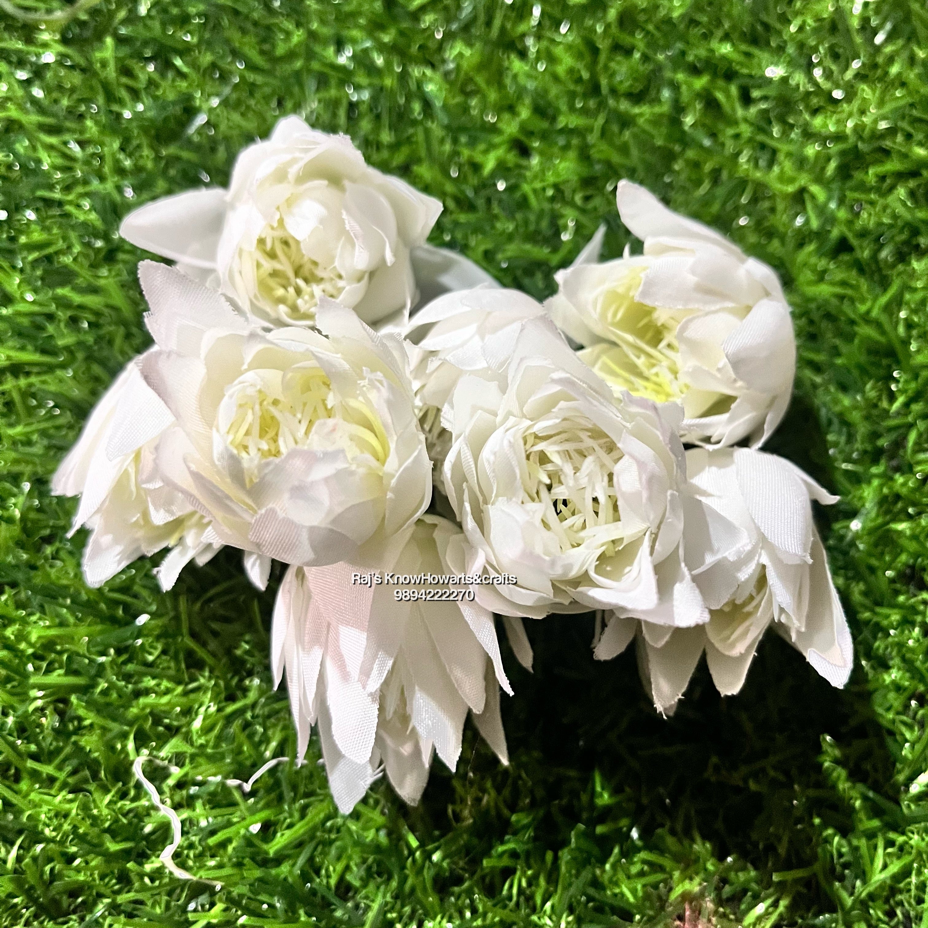 Bell Flower White- 10 piece in a Pack