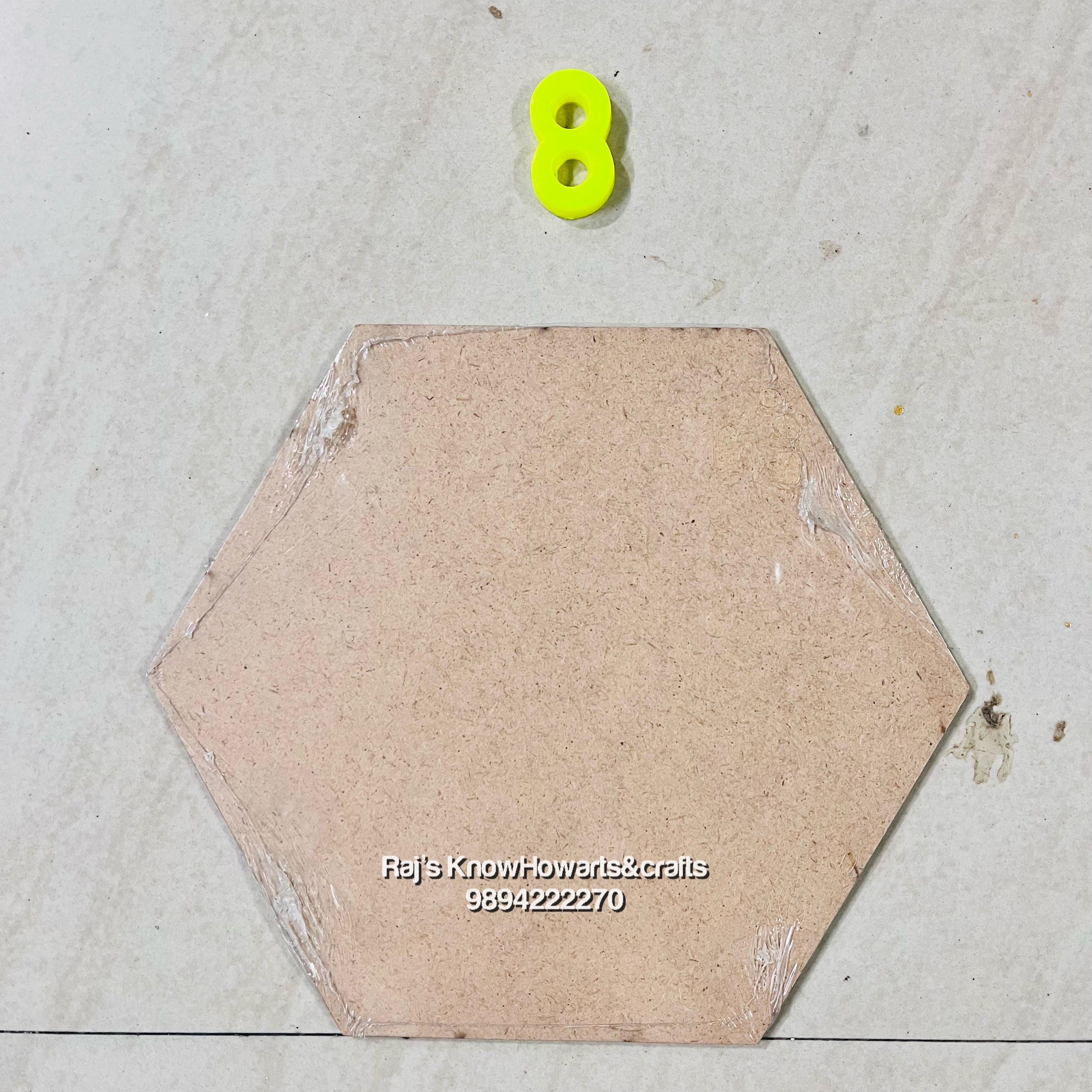 MDF Hexagon 8 inch