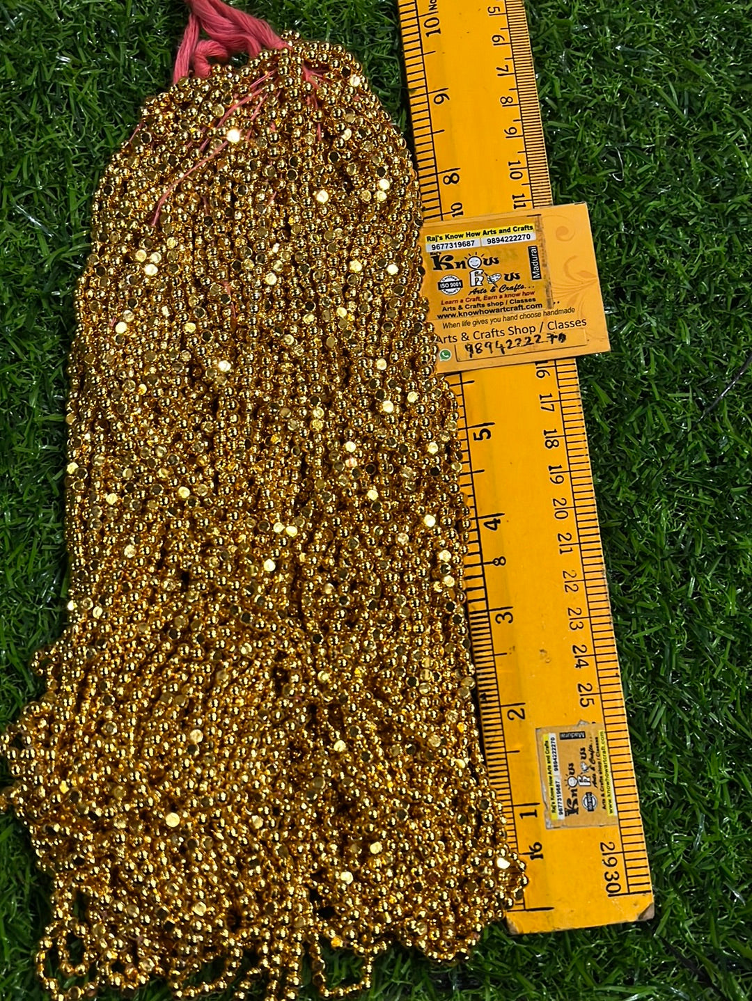 4mm Golden half beads beads -500beads in a bunch