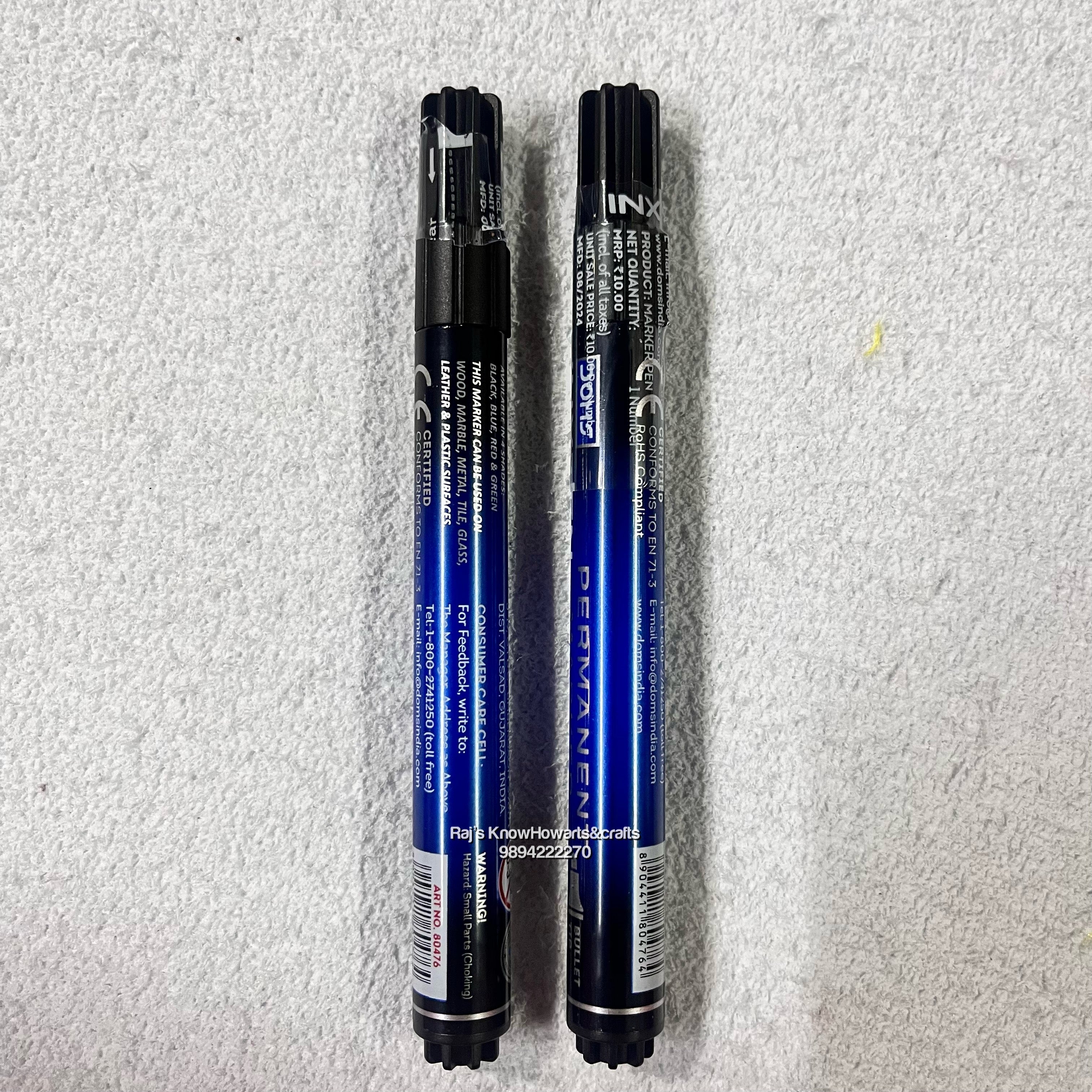 Doms Inxten permanent marker Blue - 2 pc