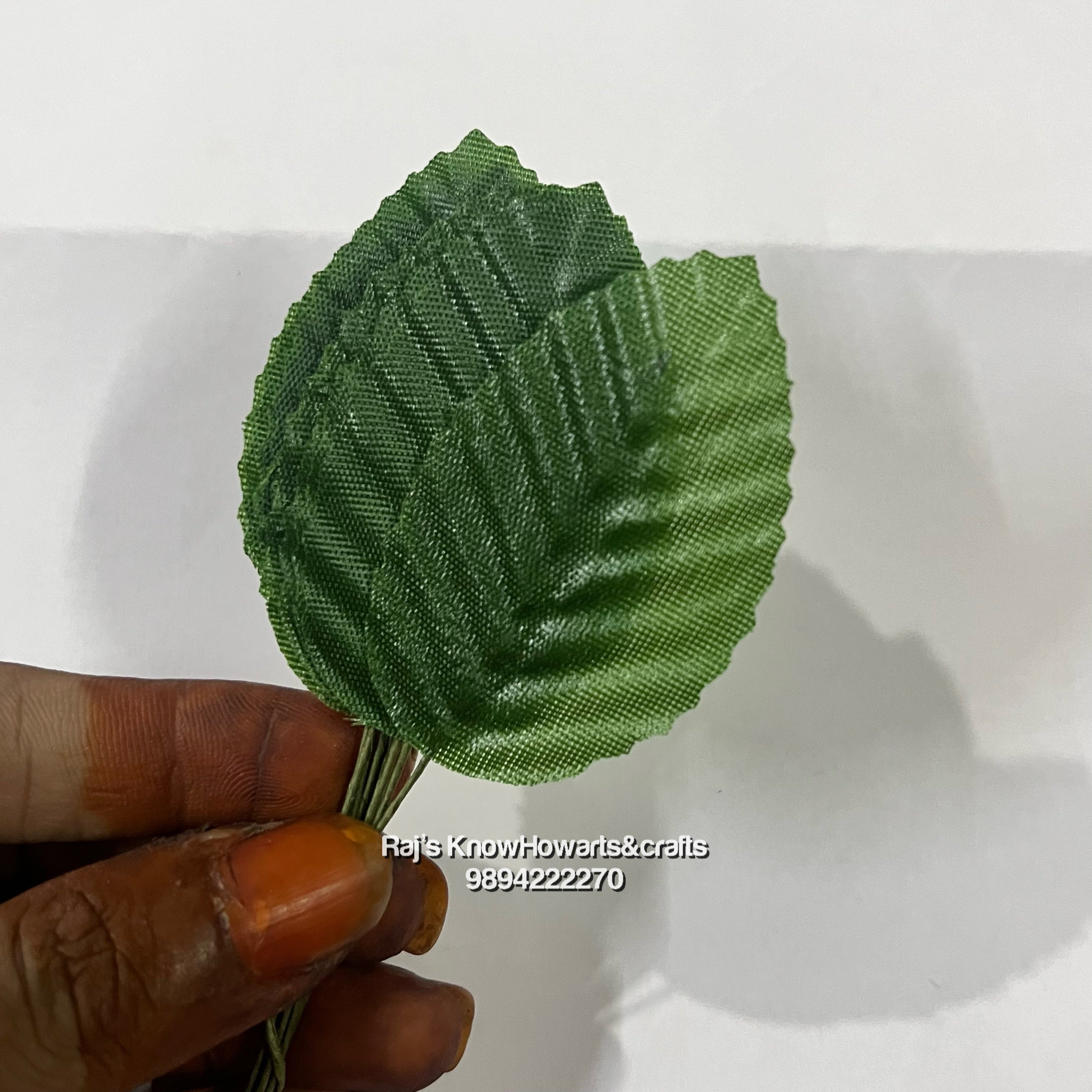 Artificial silk  green leaf flower - leafk