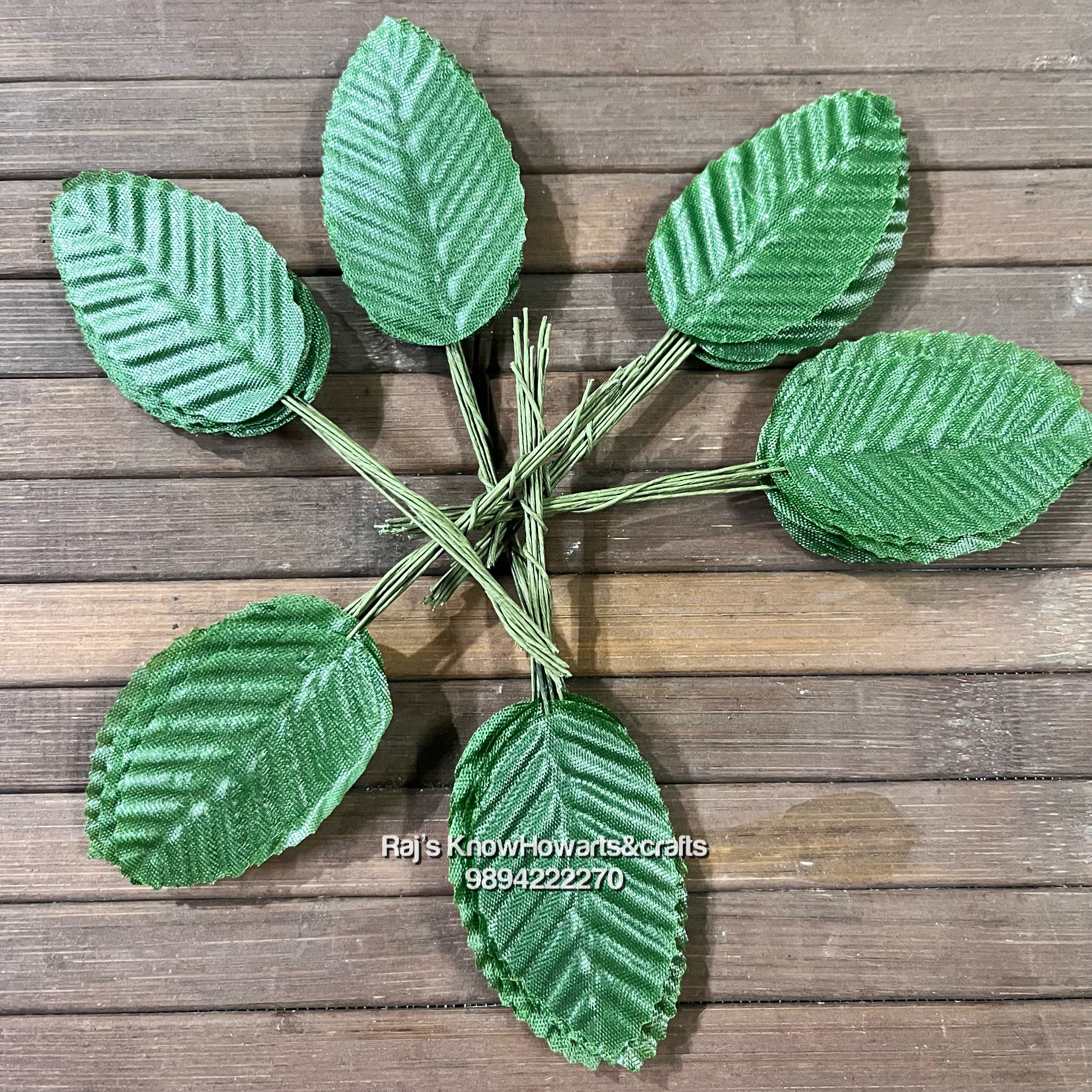 Artificial silk  green leaf flower - leafk