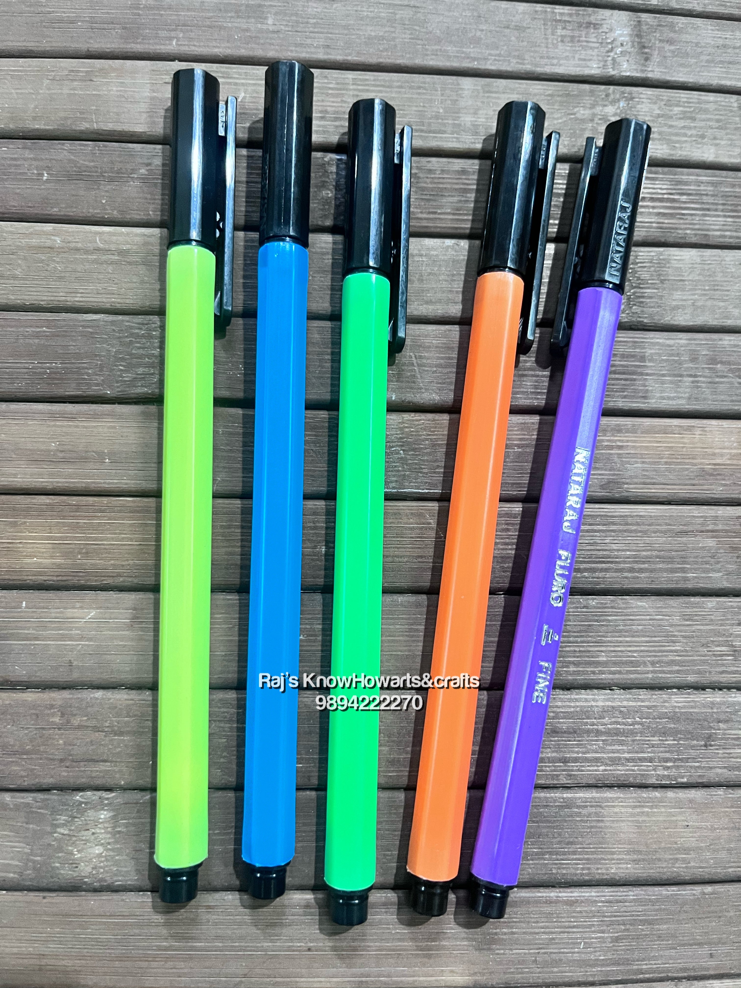 Nataraj Fluro pen - 2pc