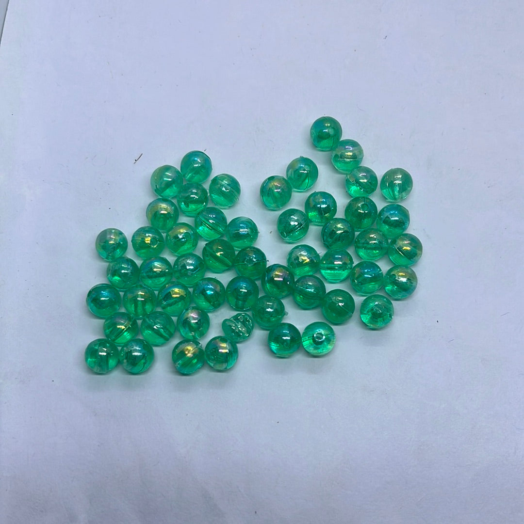 Crystal round beads 100g 1