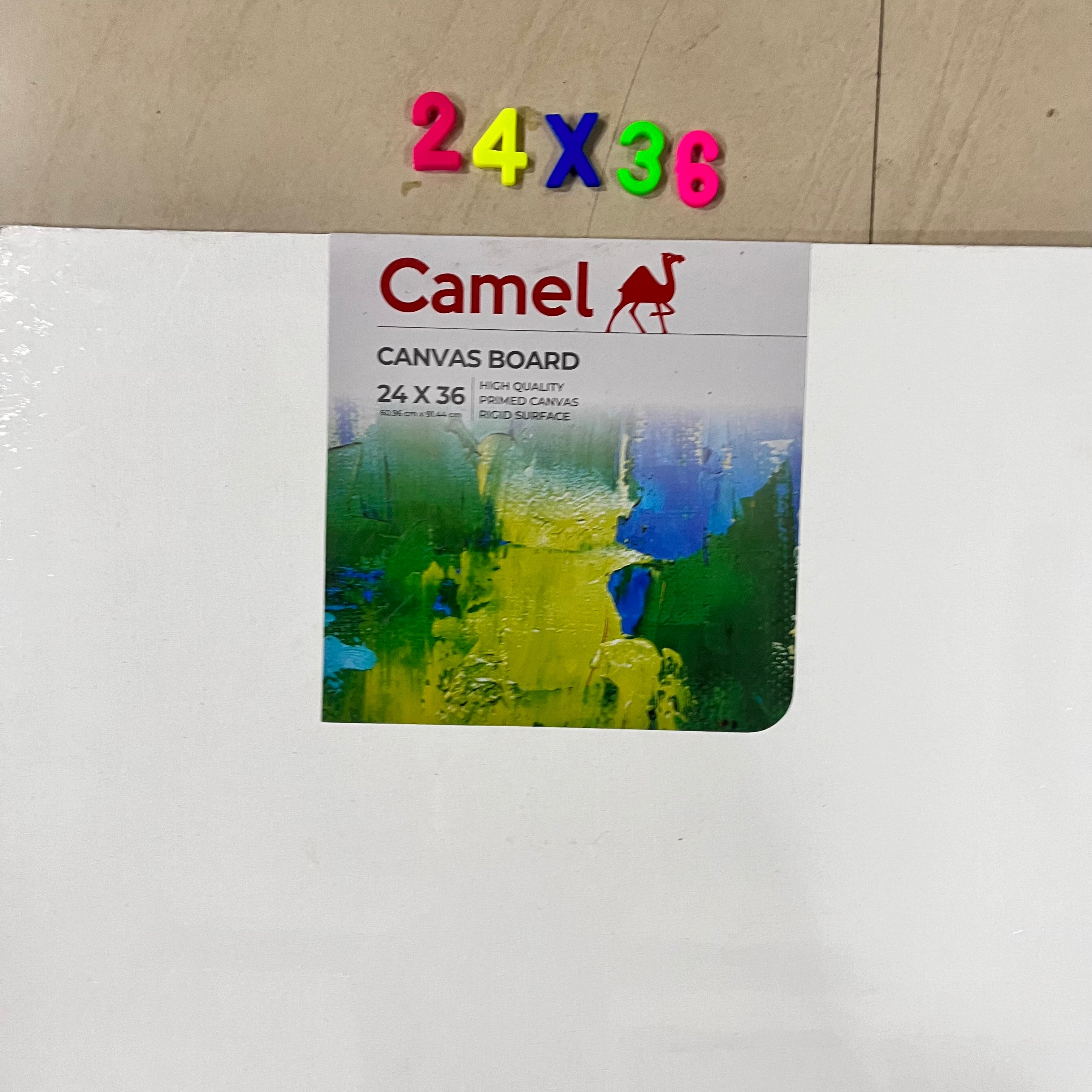 Camel canvas board 24x36