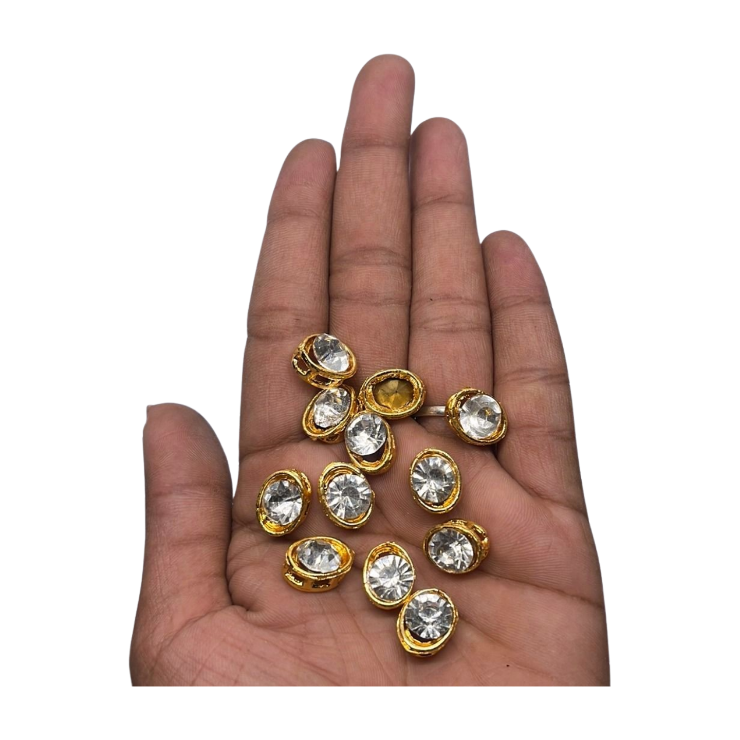 Acrylic white pearl beads Artificial jewelry making 5 piece