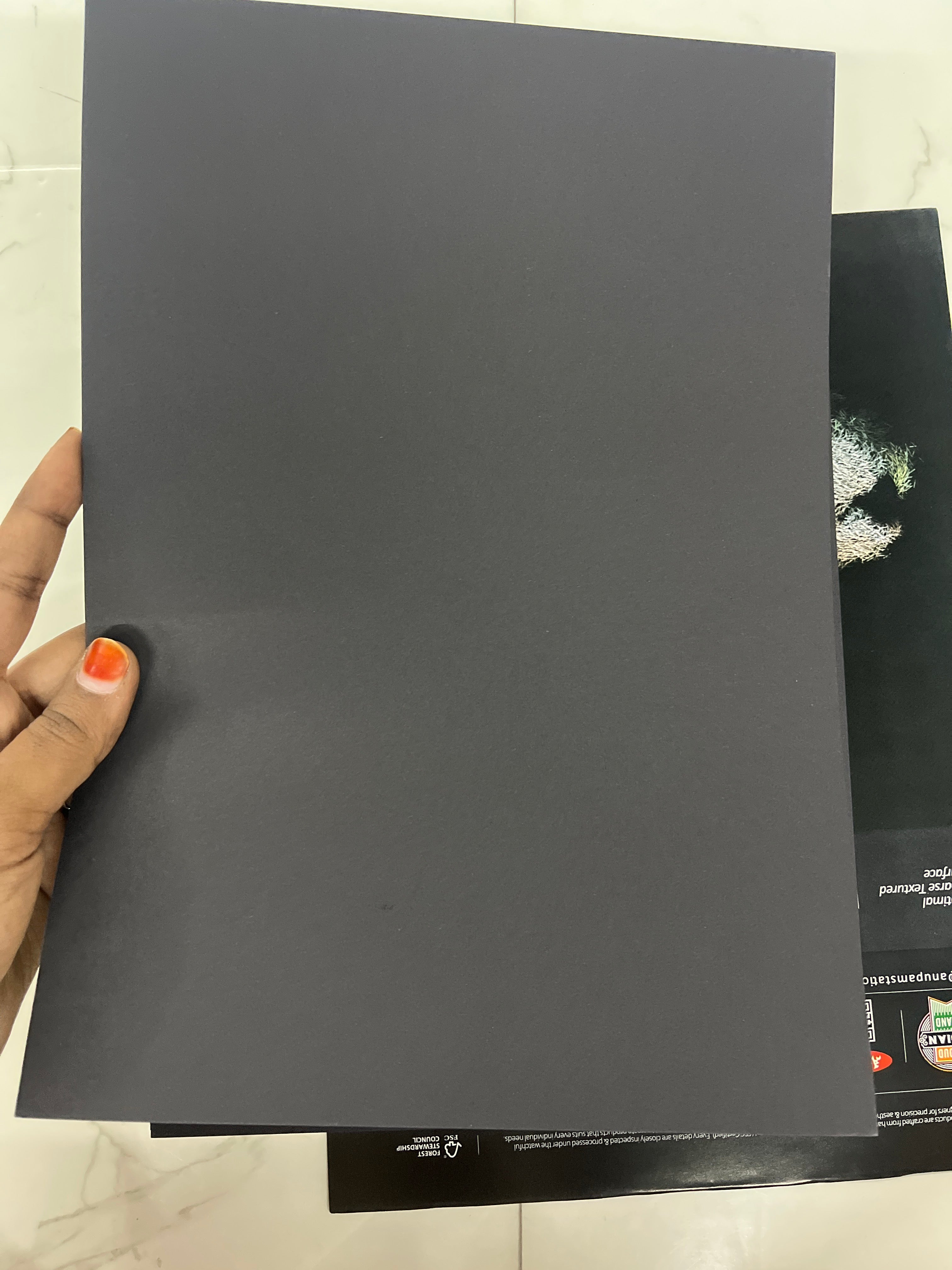 Scholar ASH pack of black toned-20 sheets 180 gsm