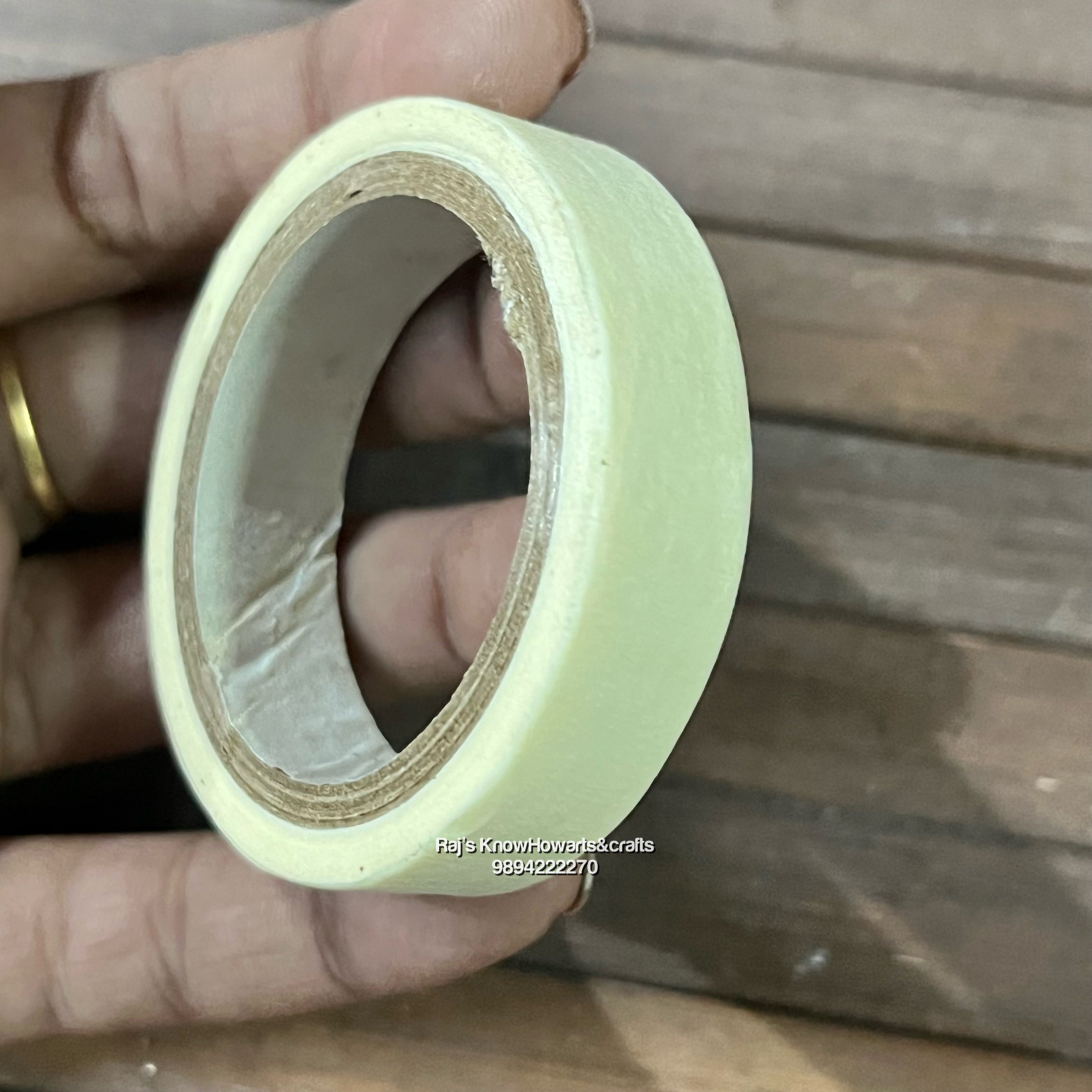 Masking tape white 12mm x 5 mtr -1 tape MTW12