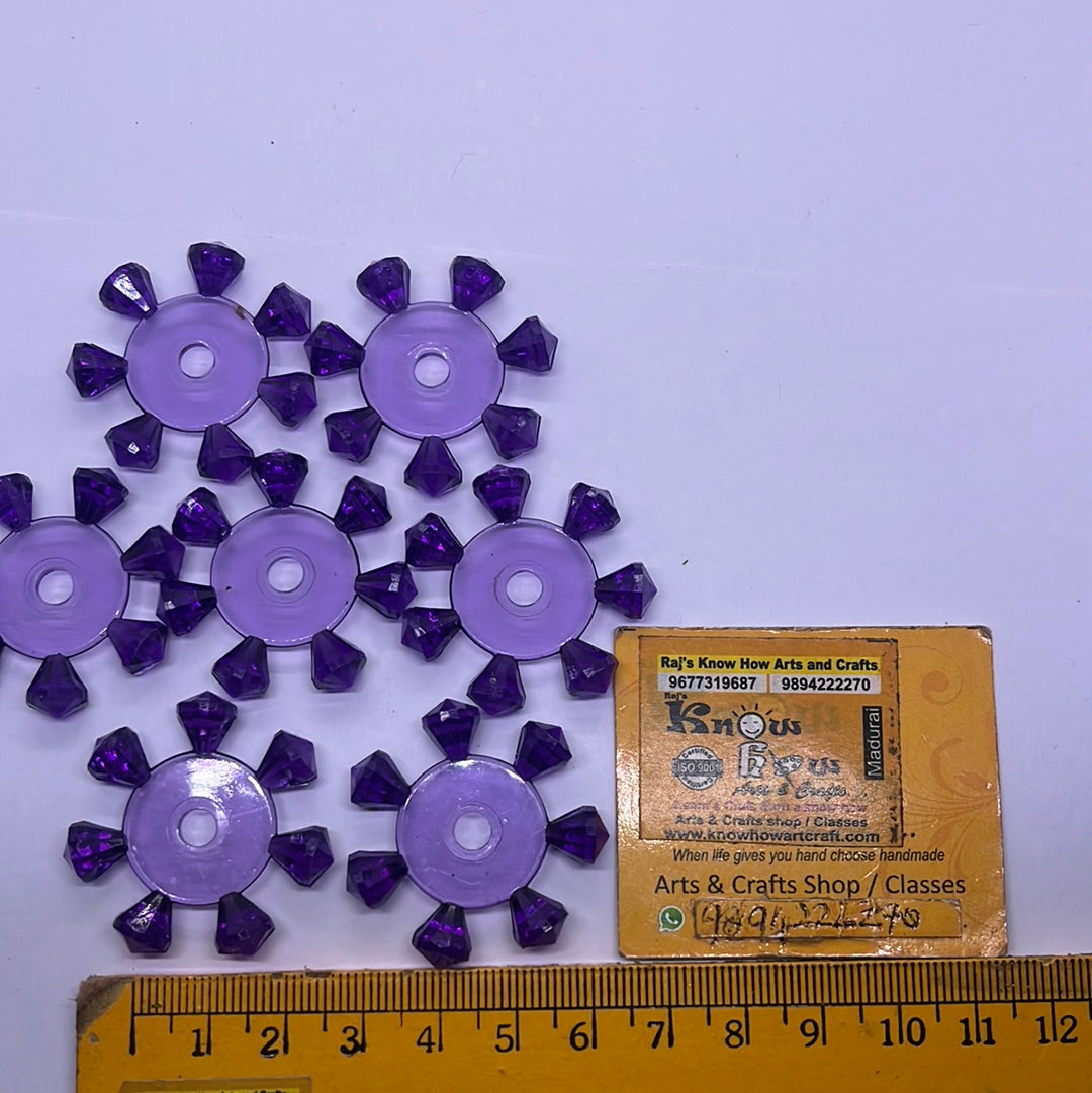 Star acrylic beads  100 g 5