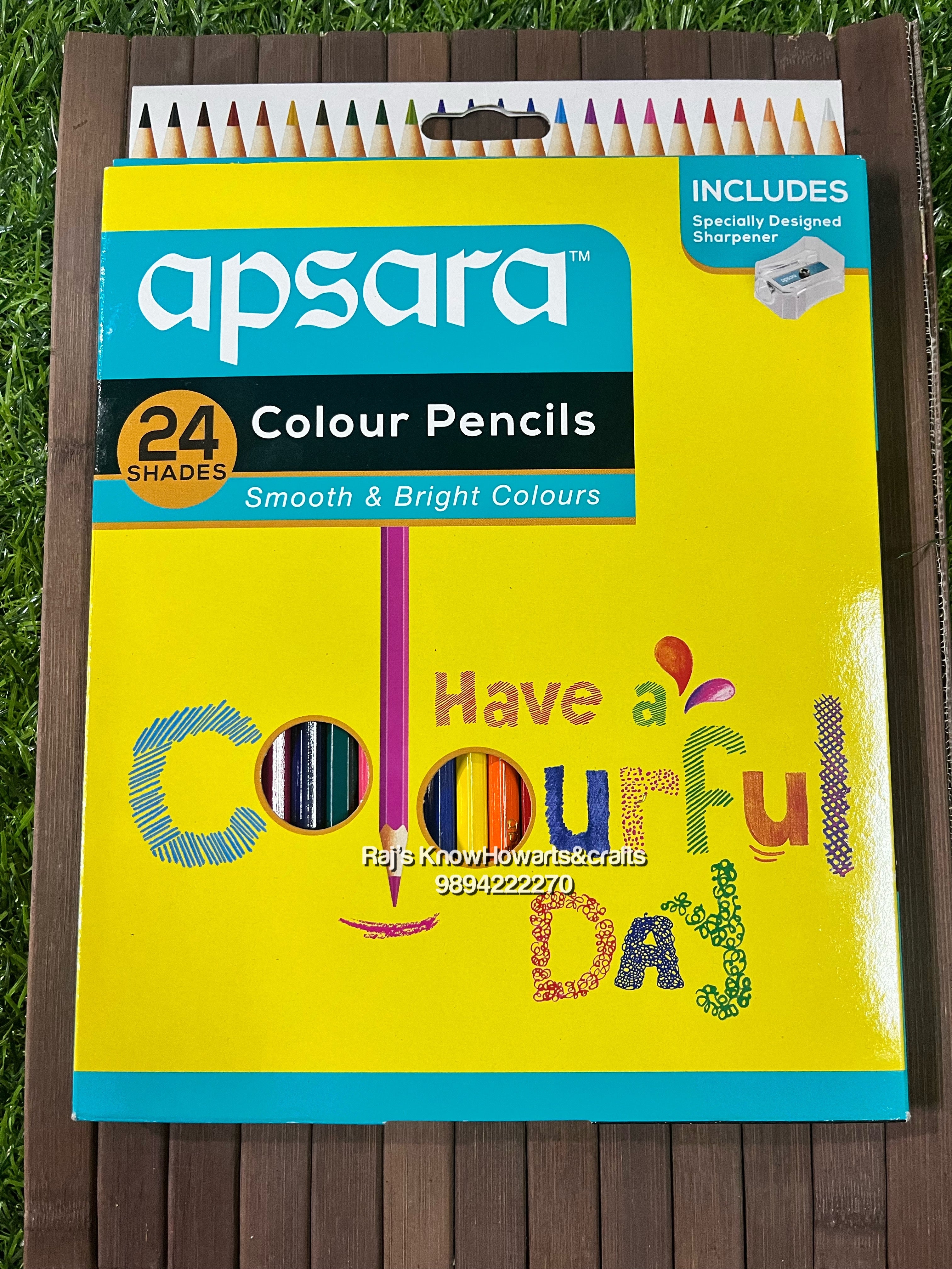 Apsara 24 shades colour pencils