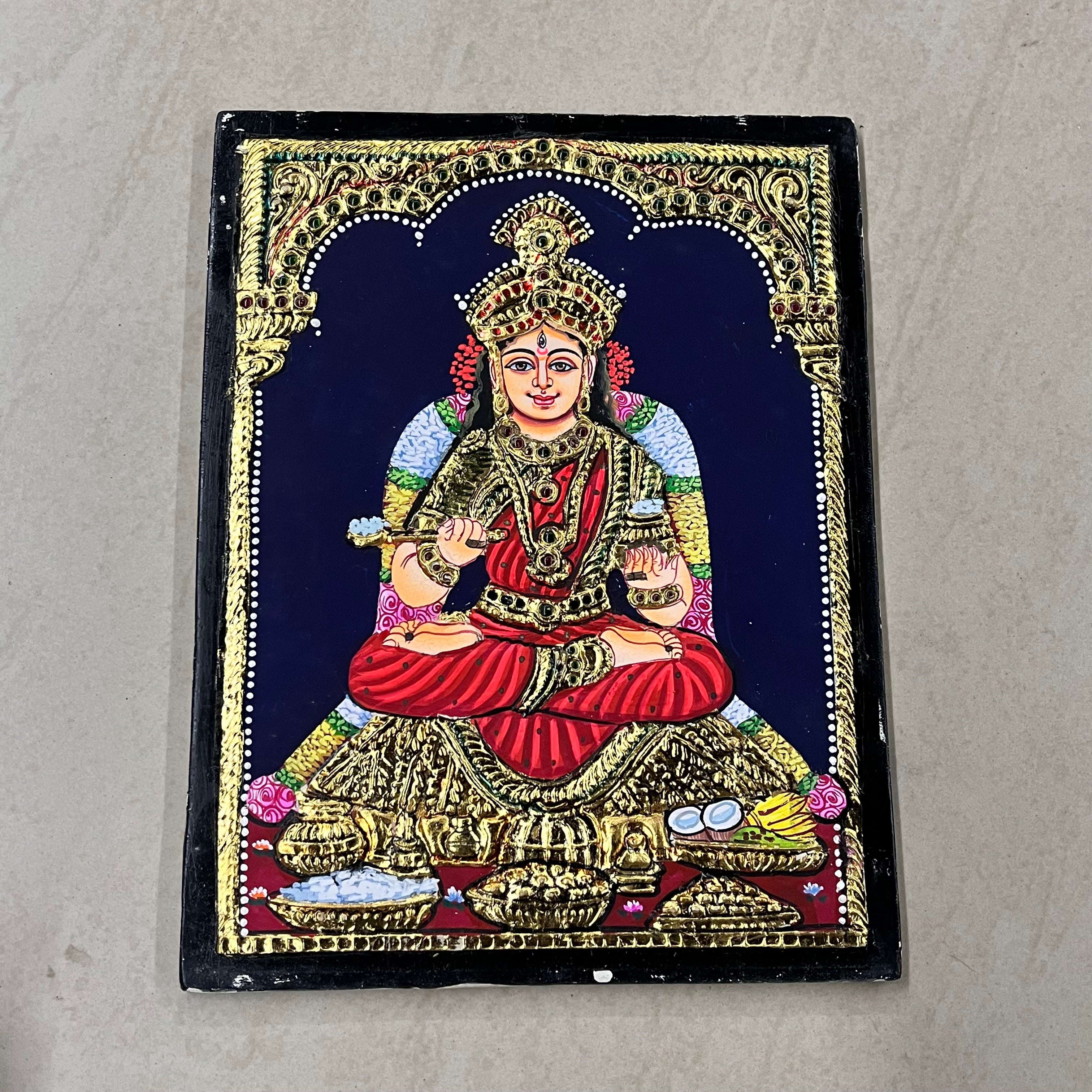 Annapoorni Tanjore painting 8x10(15days delivery form payment date)-1pack
