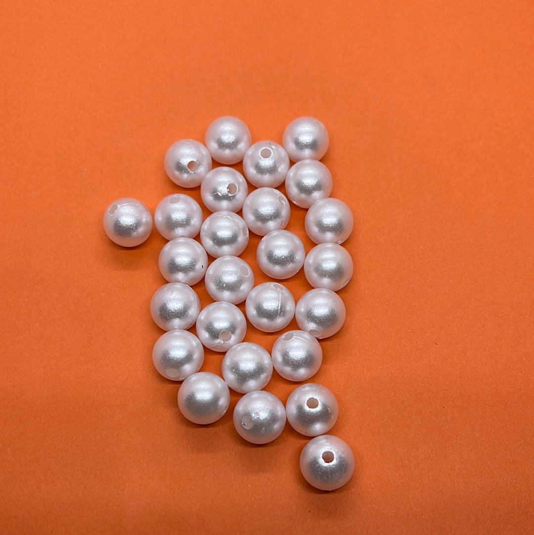 12mm Round  Pearl   25 g