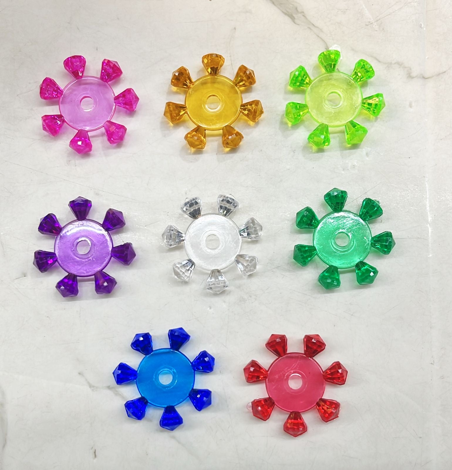 Chakri multicolour beads -100g pack
