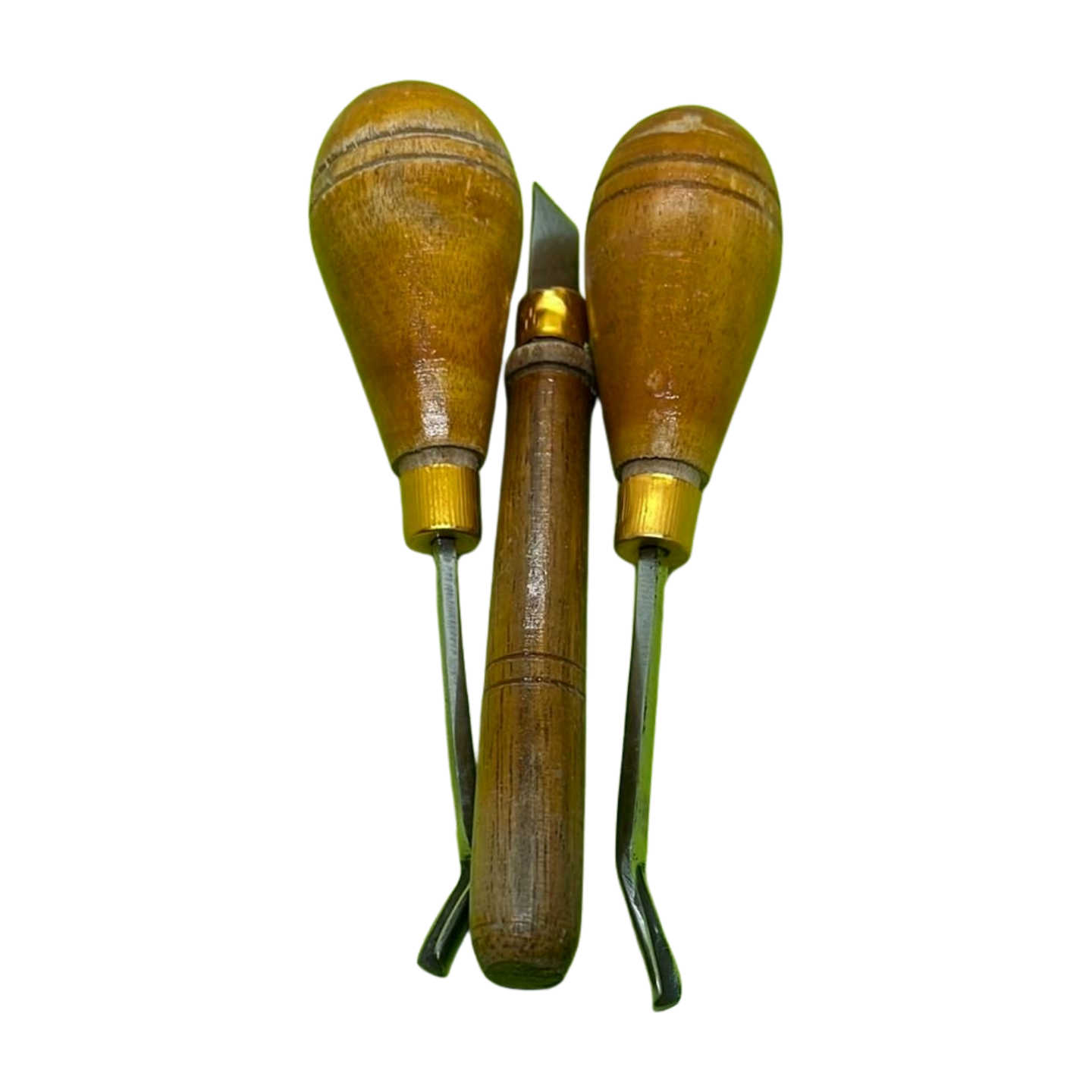 Apex wooden handle lino cutter set