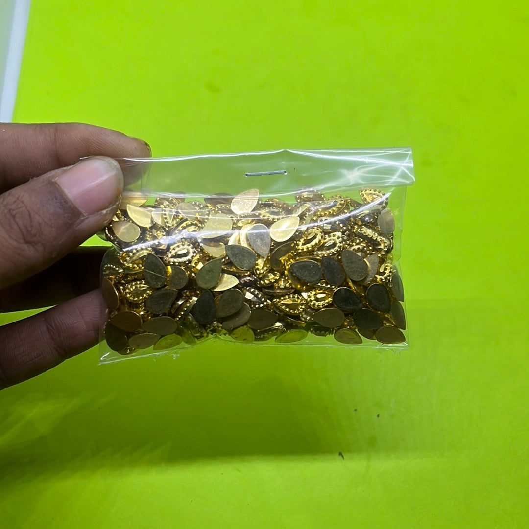 Gold thilagam Lillian  beads more than 25pc