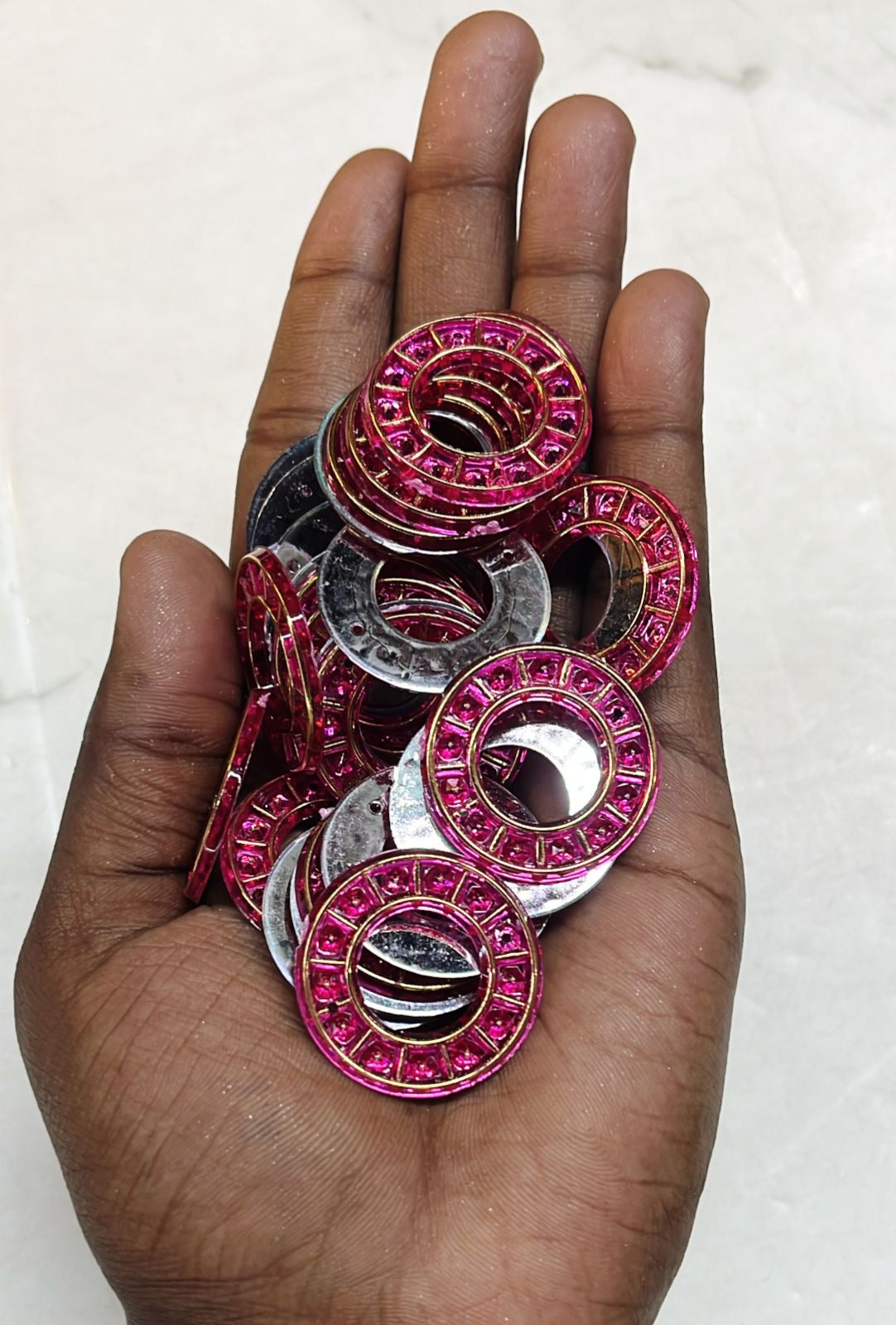Rakhi kundan 50g-1pack assorted