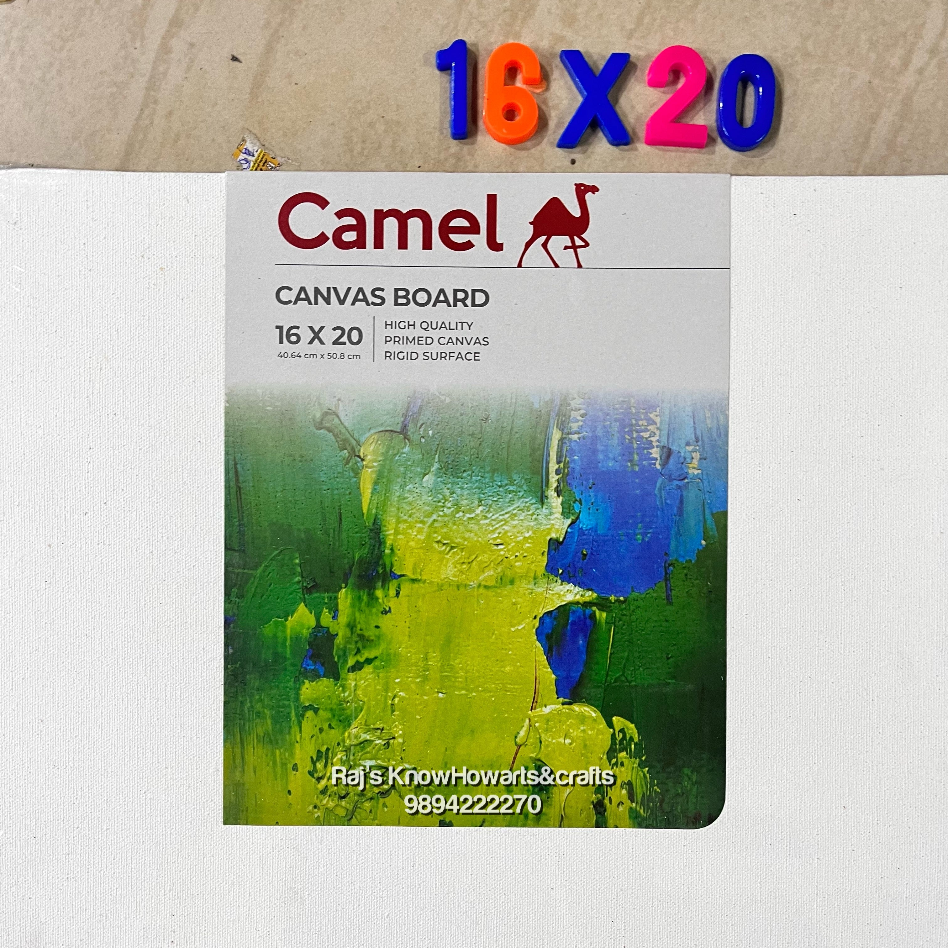 Camel Canvas board 16x20 inch