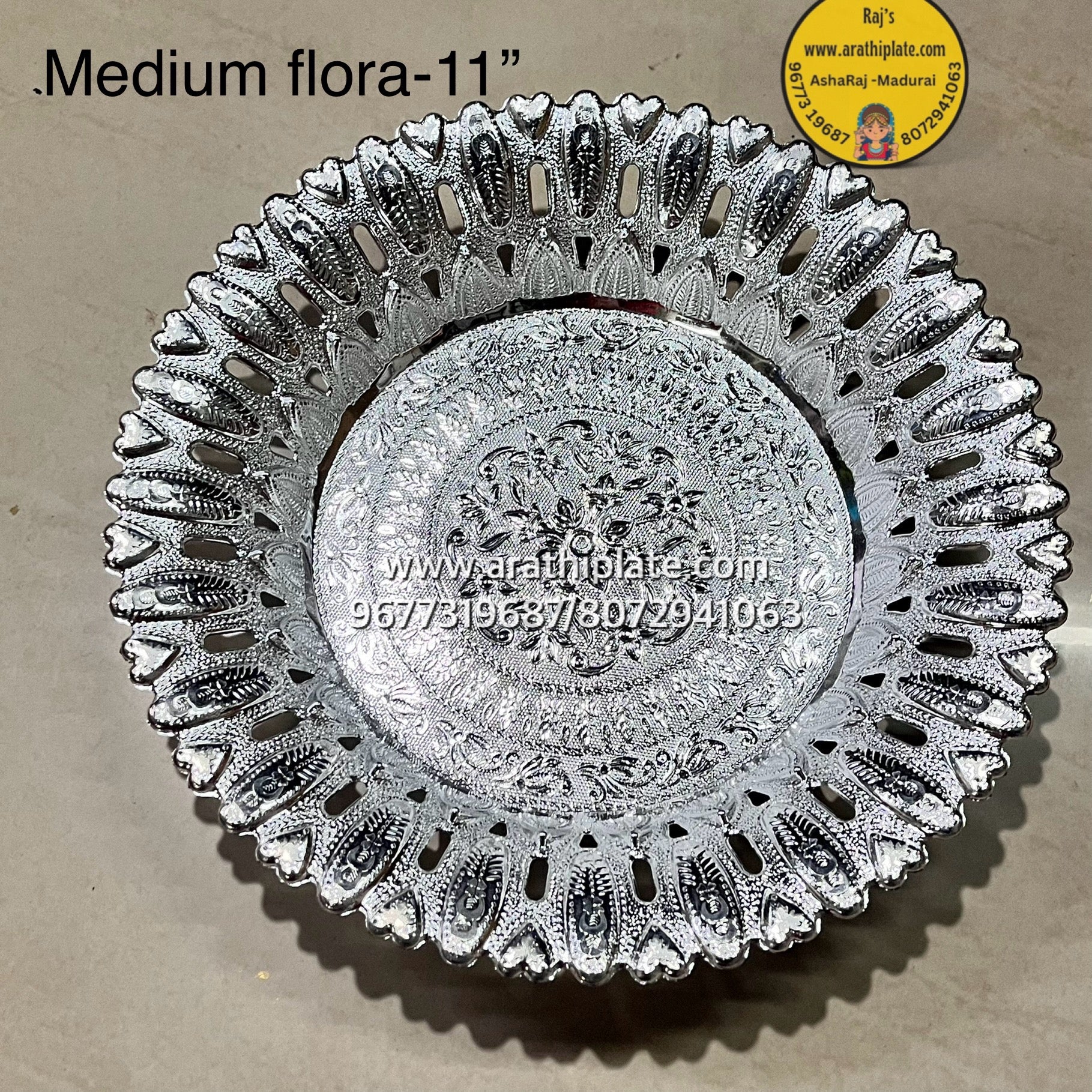 Medium Flora 11 inch  - MF11 -10 plates