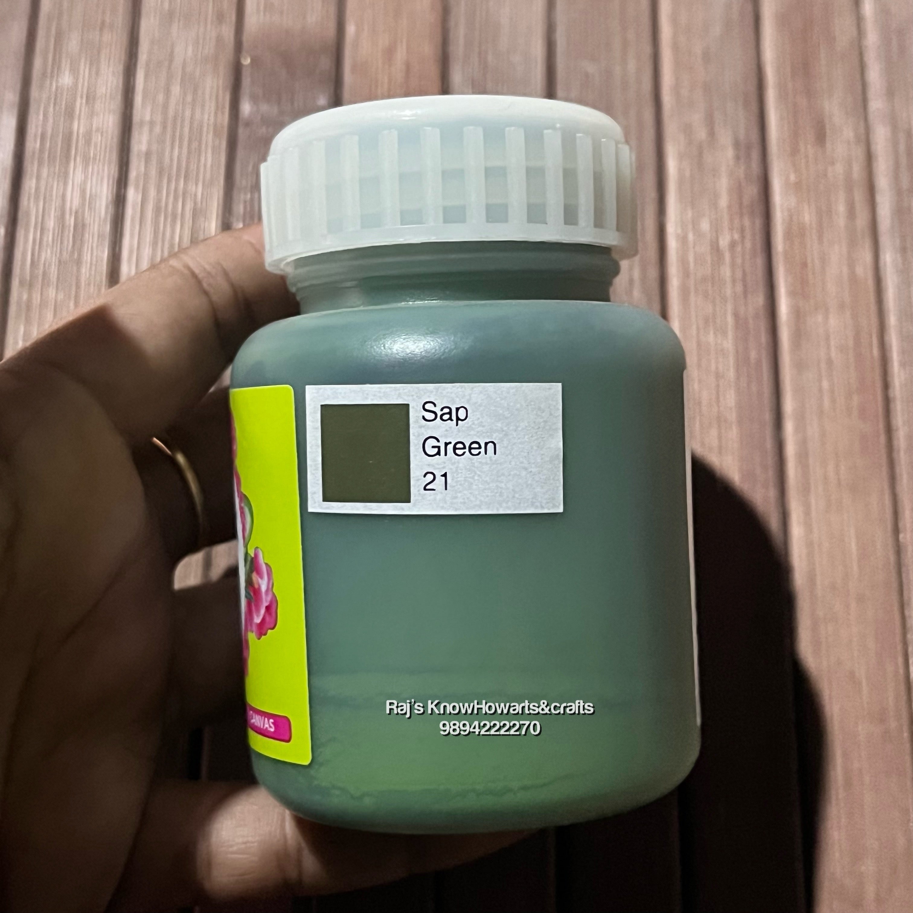 Sap Green  100ml fevicryl Acrylic color -1 bottle