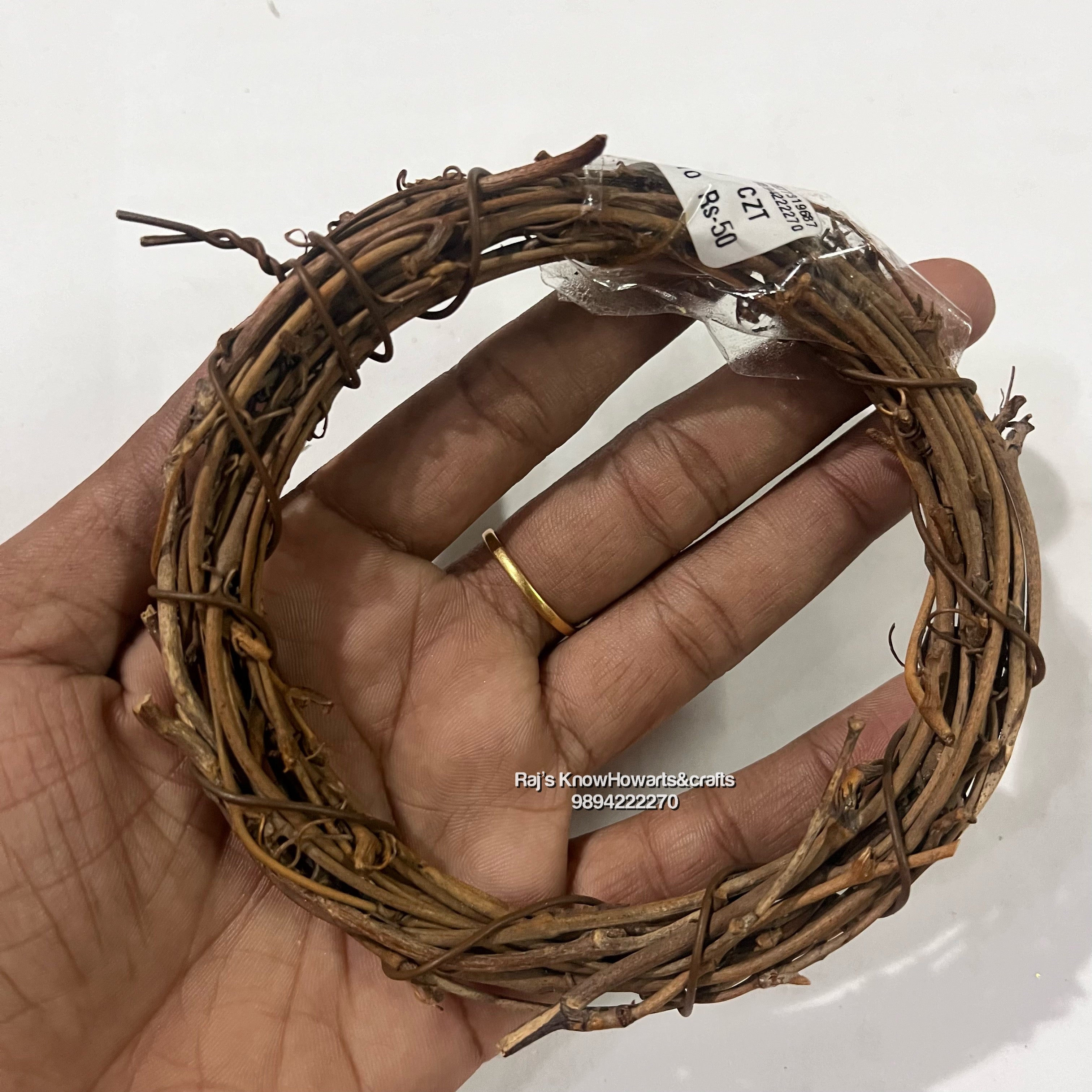 Bamboo Brown wreath 4”