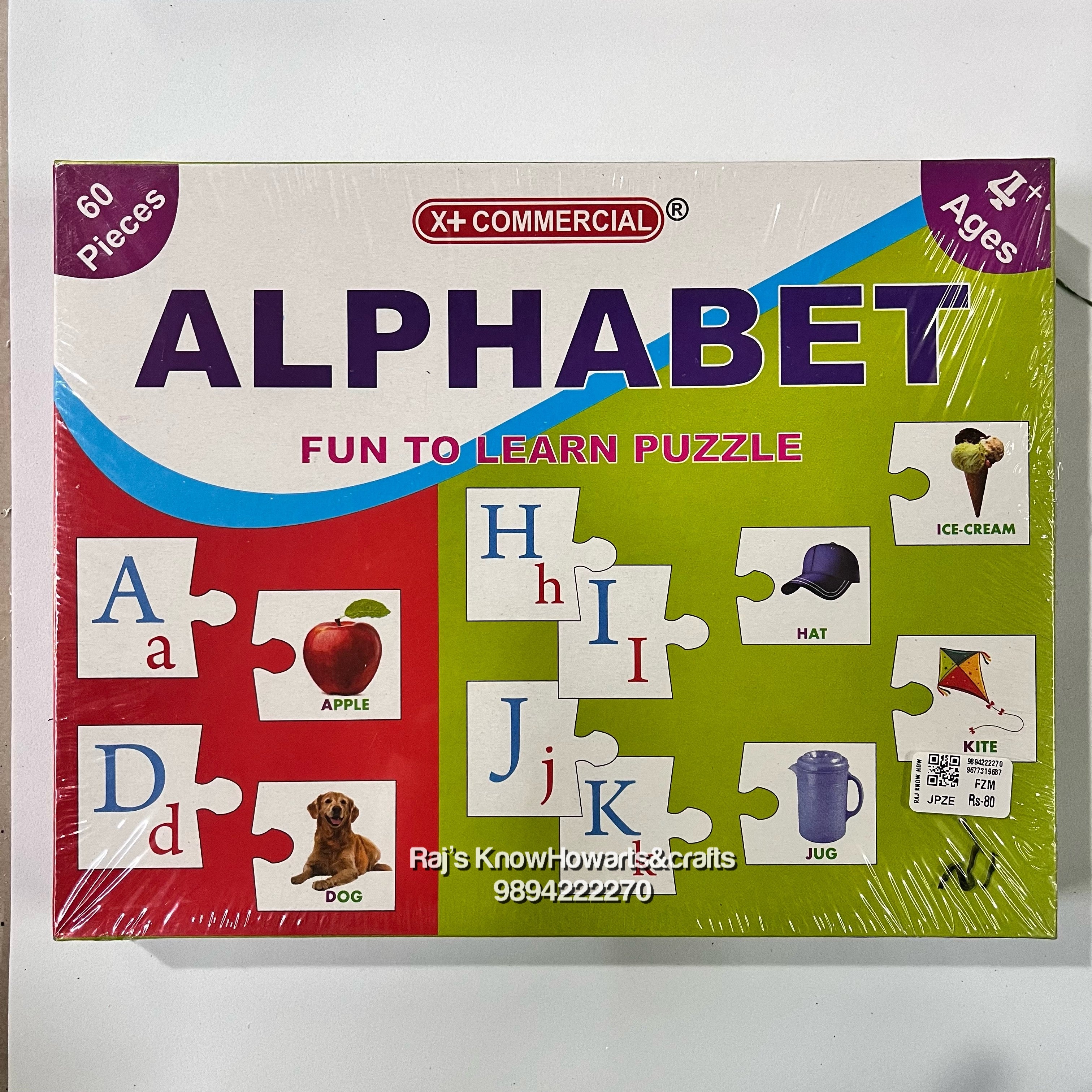 X+ Commercial Alphabet jigsaw Puzzle