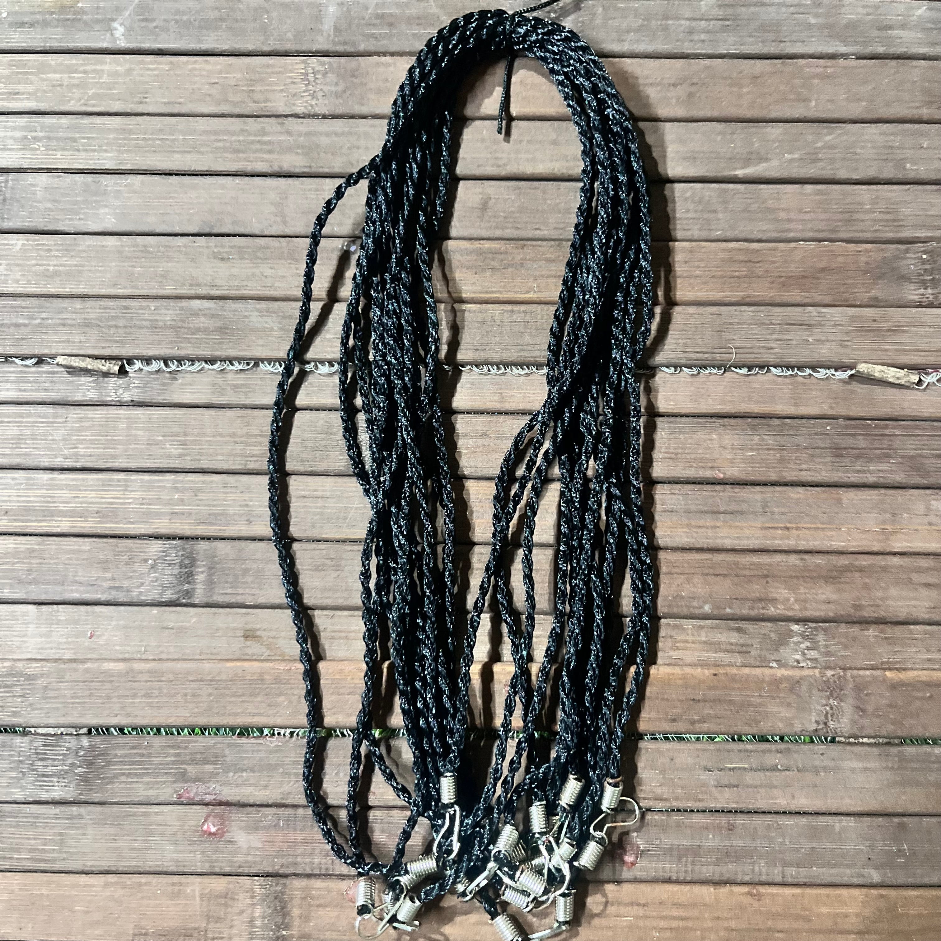 Black SPRING end backrope