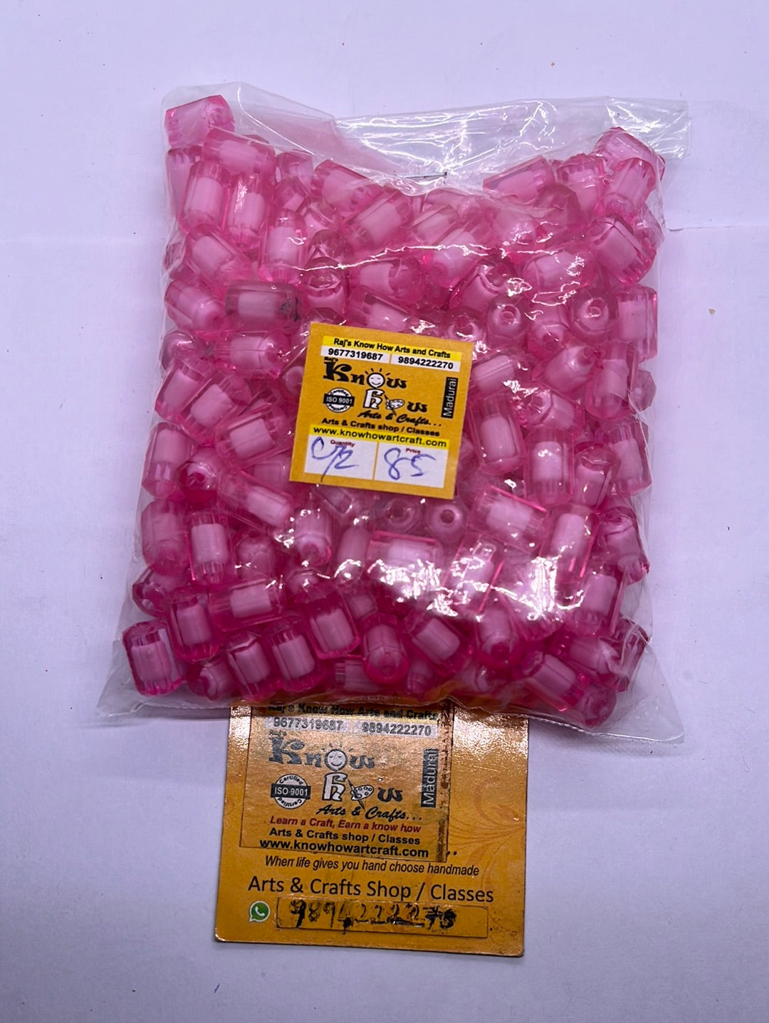 Acrylic  plastic color  small beads -100g 4