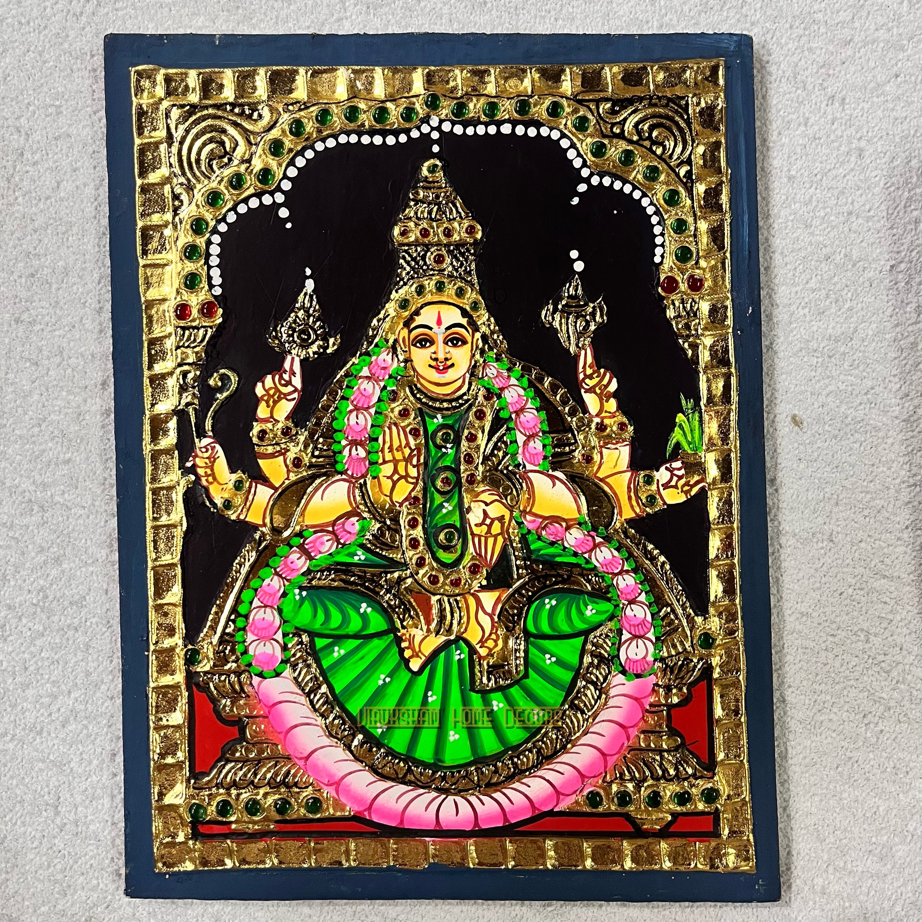 Ashtalakshmi set Coloured Tanjore paintings