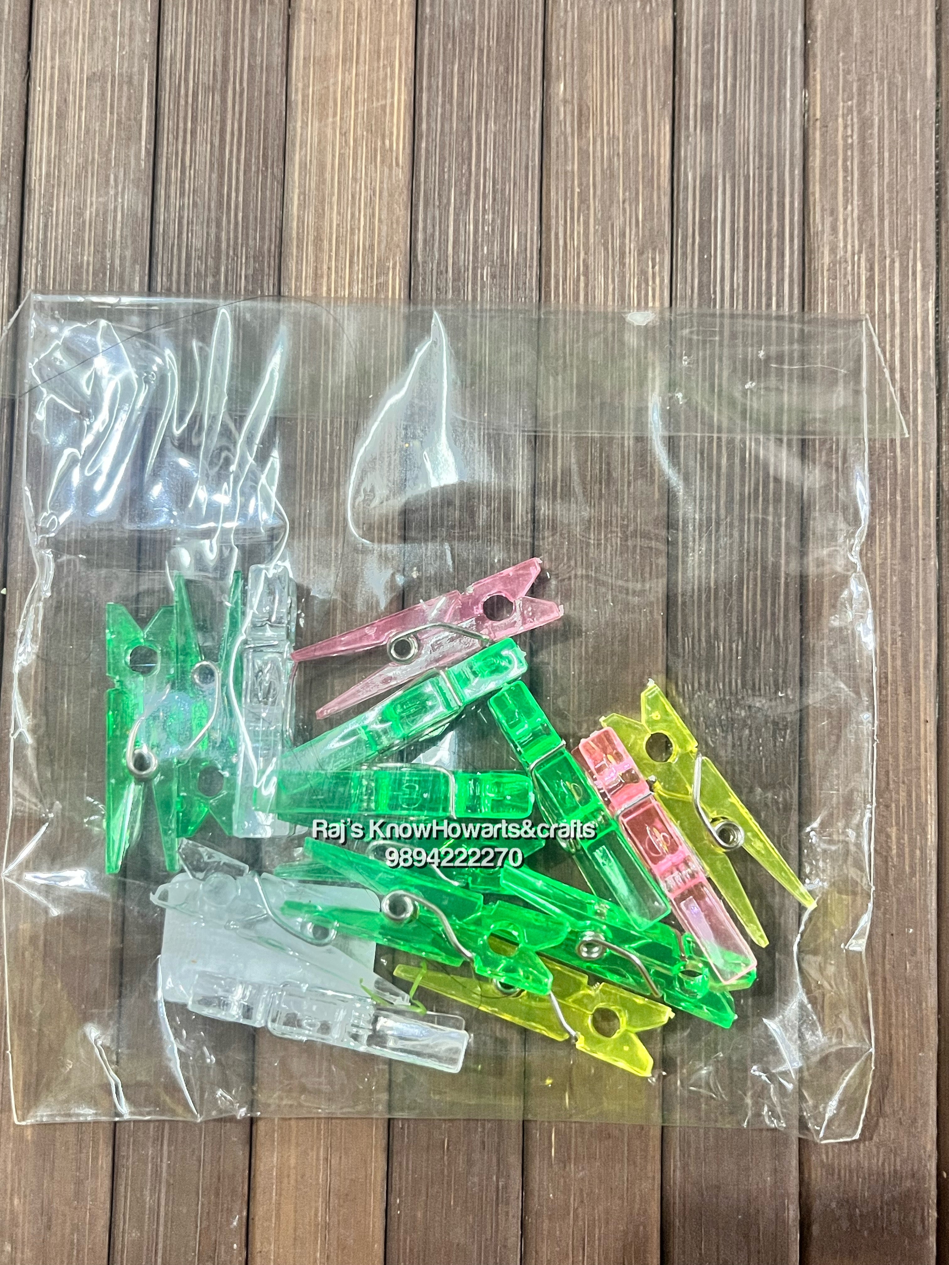 PLASTIC CLIP 3.5cm 12Pcs PACK-PCLIP