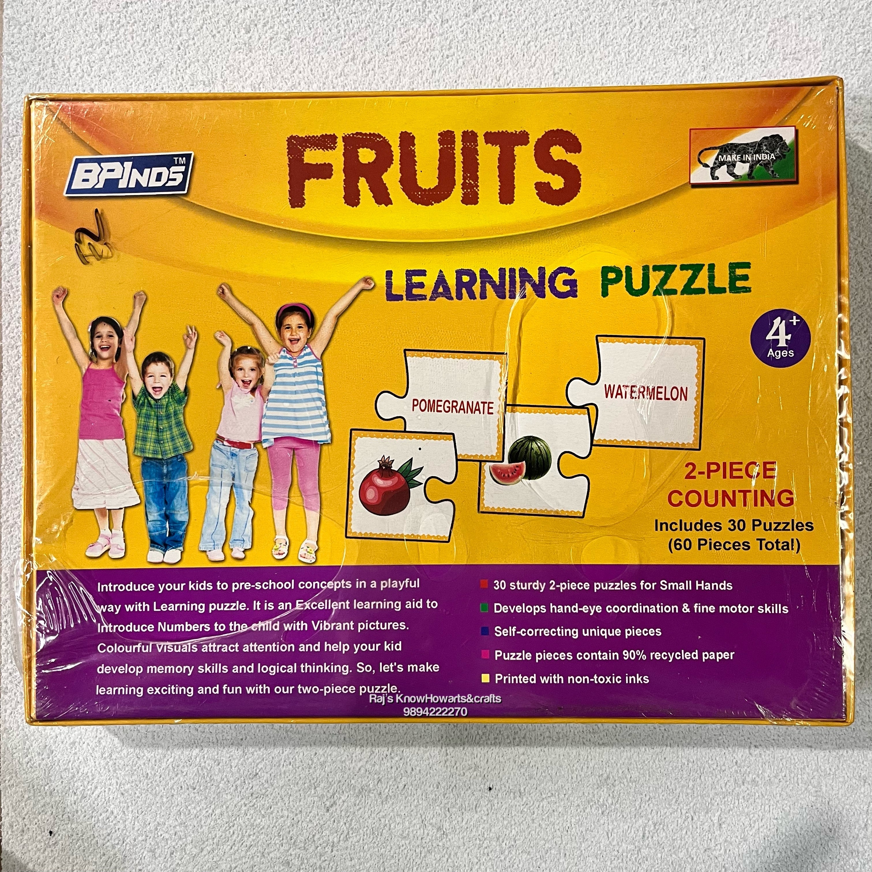 Fruits Learning Jigsaw Puzzle