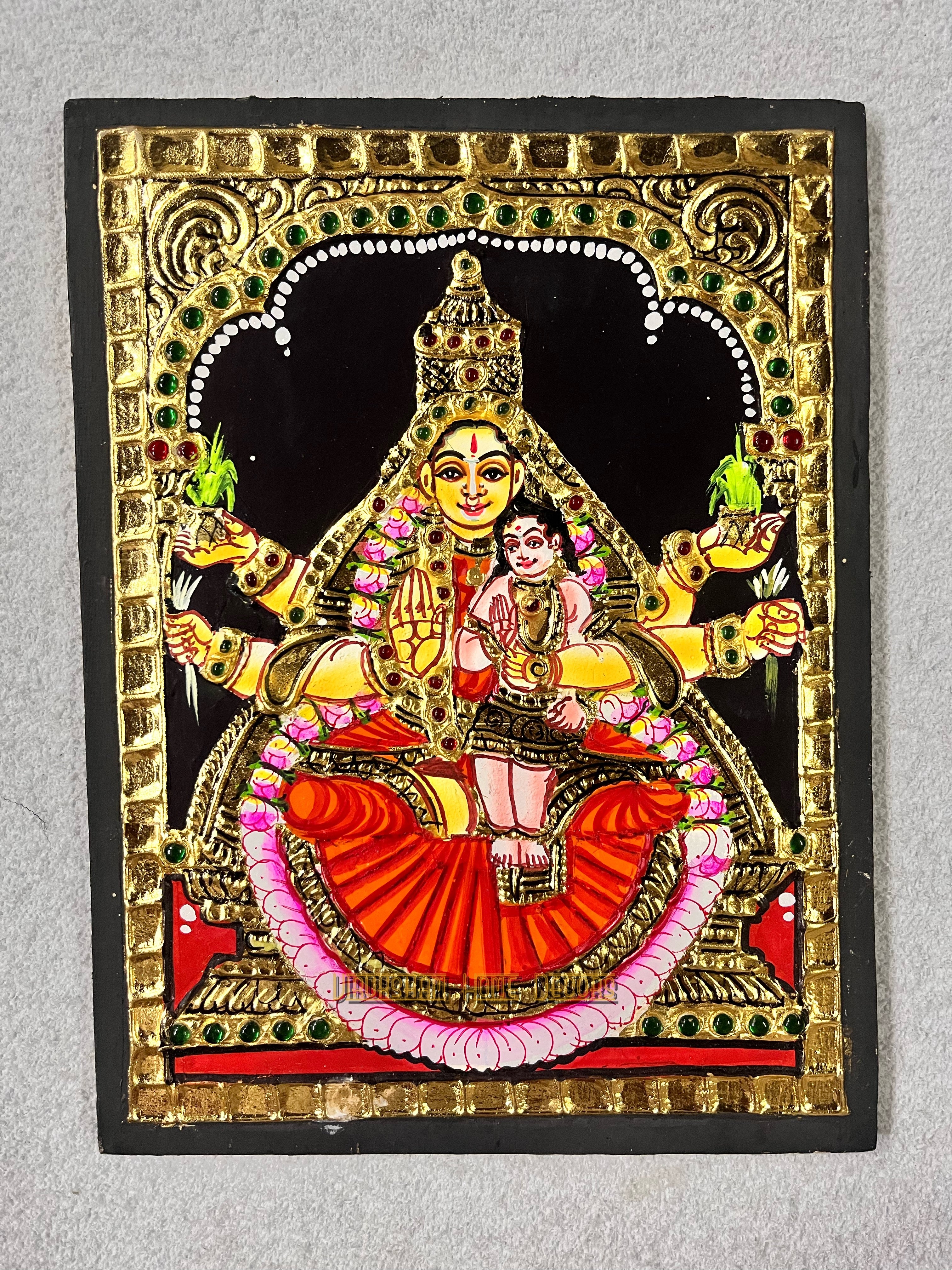 Ashtalakshmi set Coloured Tanjore paintings