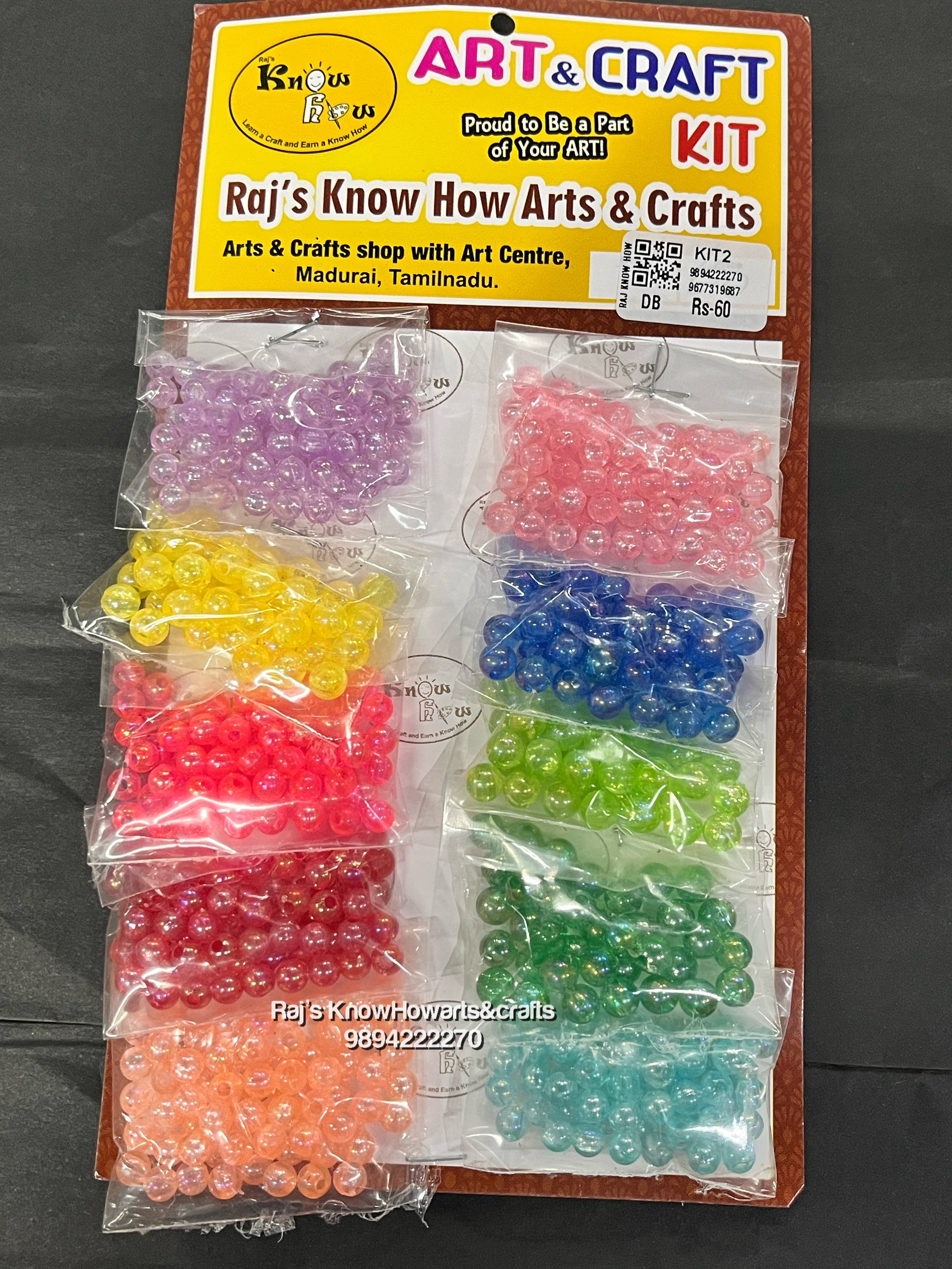 ROUND COLOUR BEADS KIT - KIT2