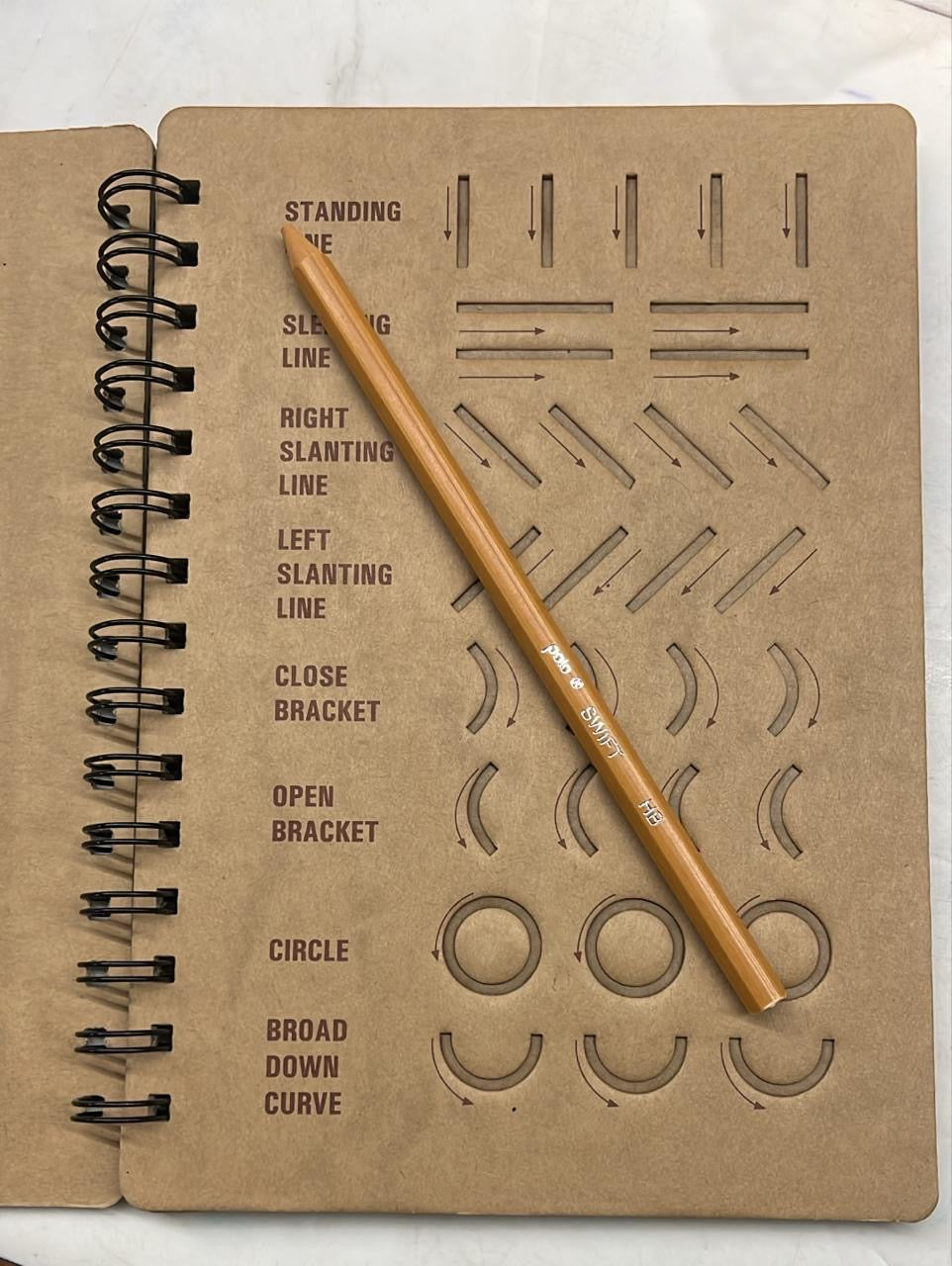 Polo writing stencil book assorted-1pack