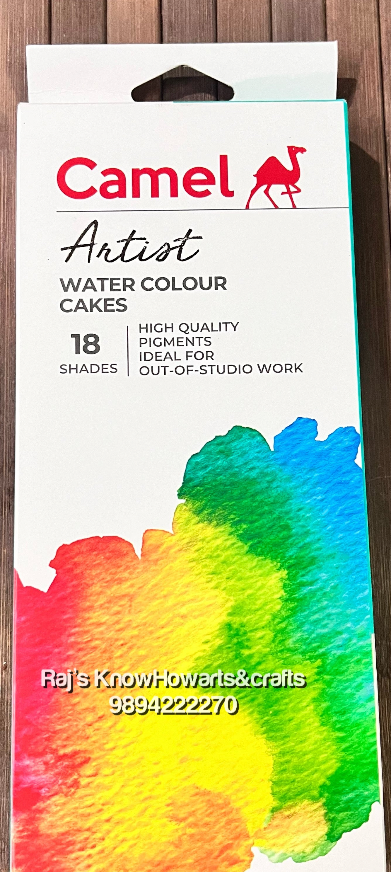 Camel Artist water colour cakes 18  shades