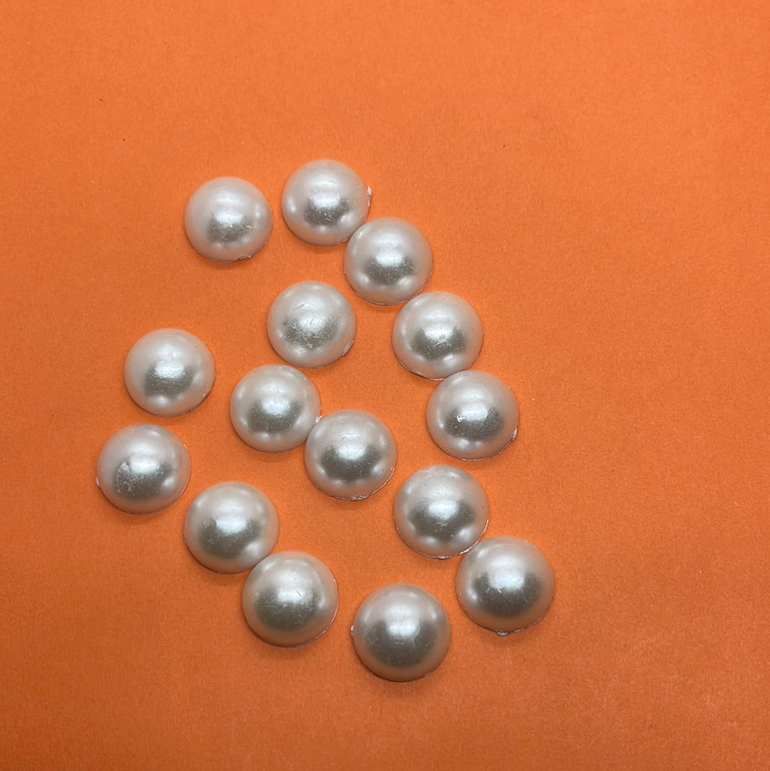 14mm half round Pearl   25 g
