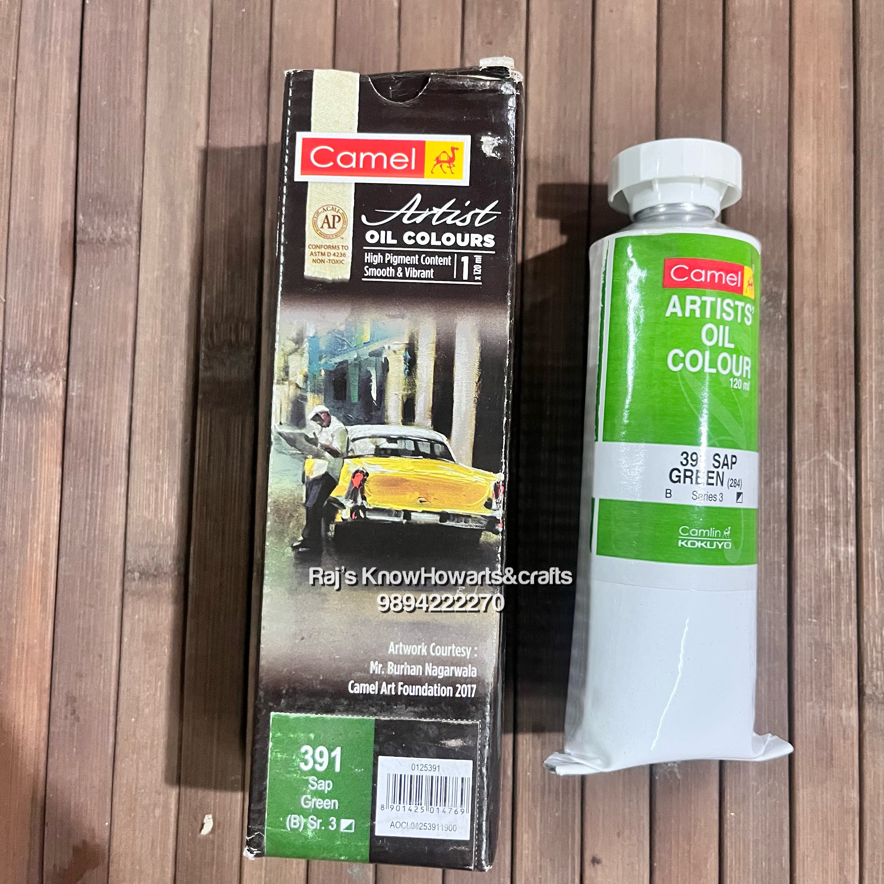 Artist Oil Colours sap green 391 - 120 ml- 1 tube