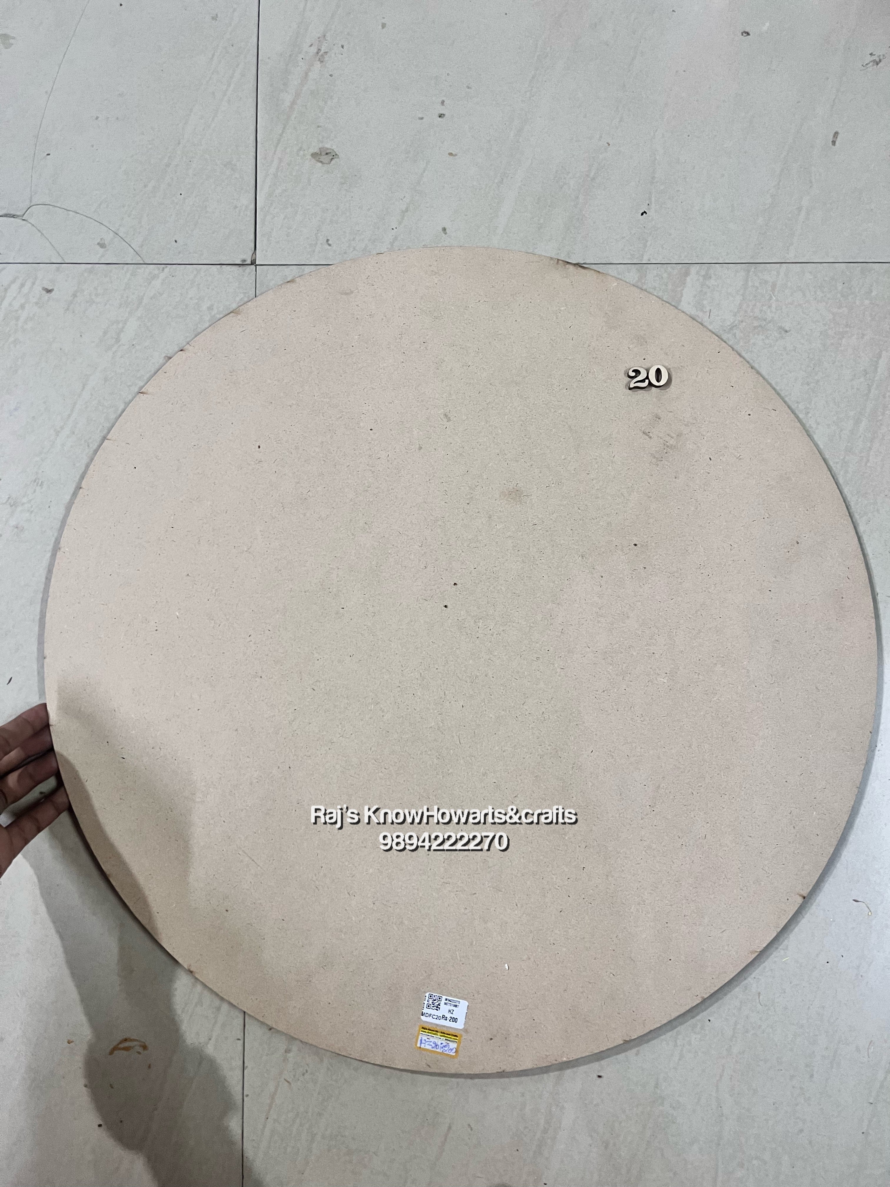 Mdf CIRCLE 20 inch-MDFC20