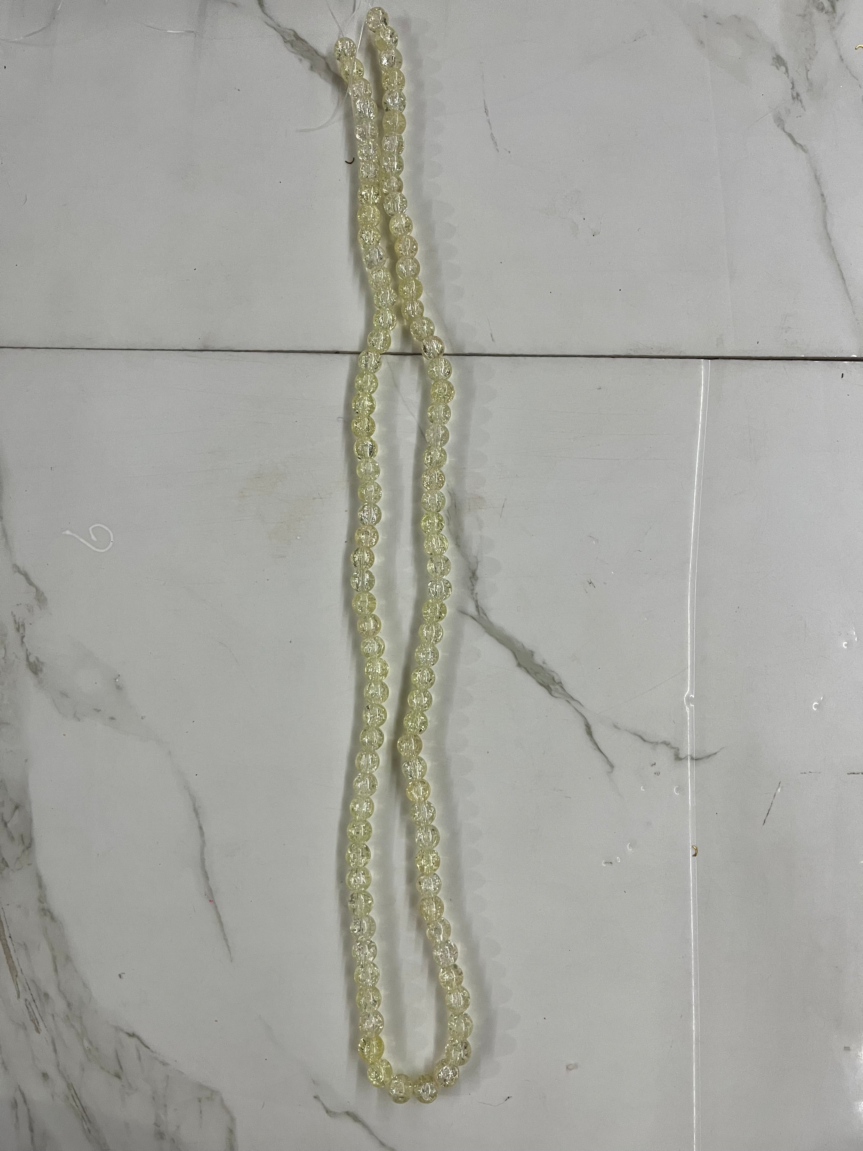 Crackle beads one line-3