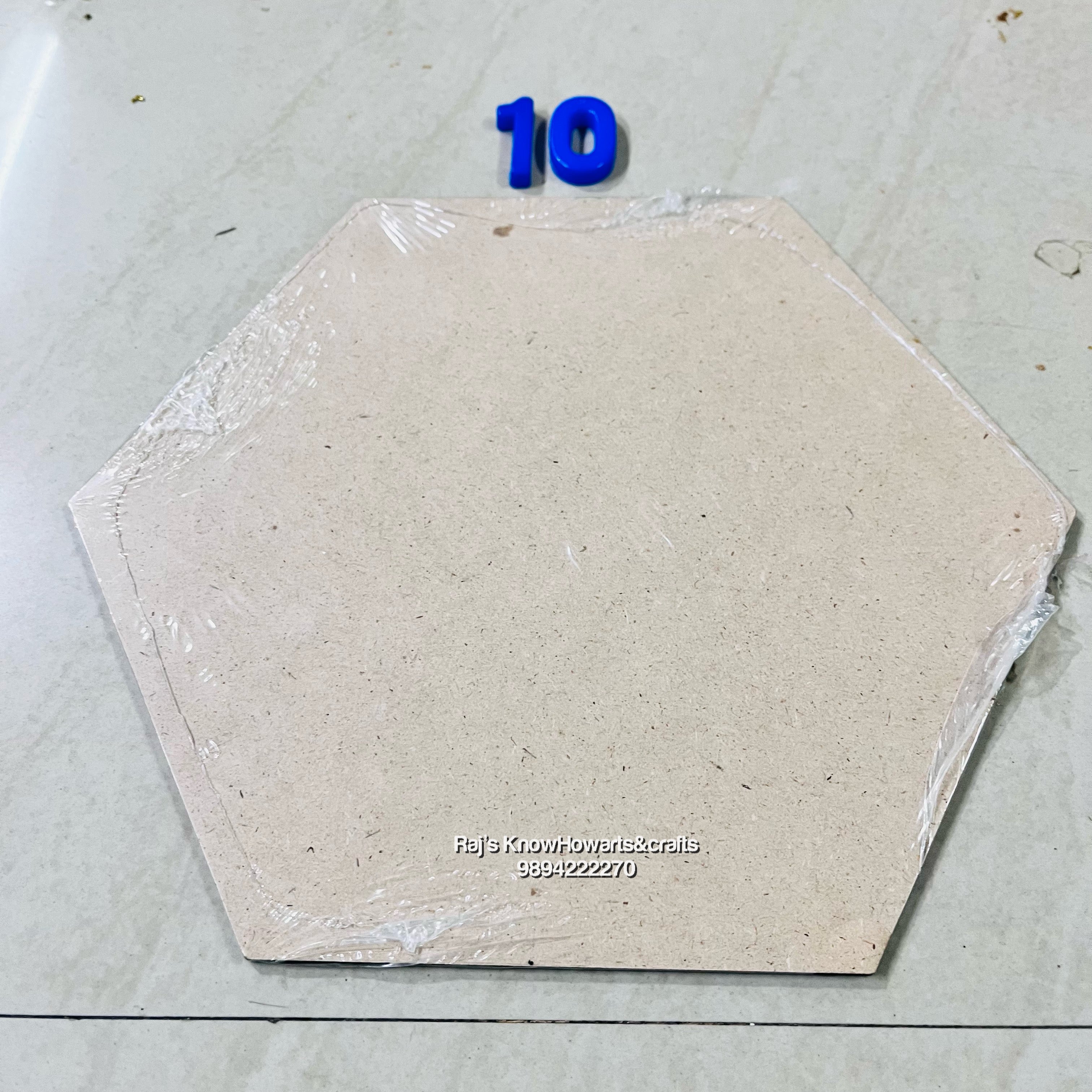 MDF Hexagon 10 inch