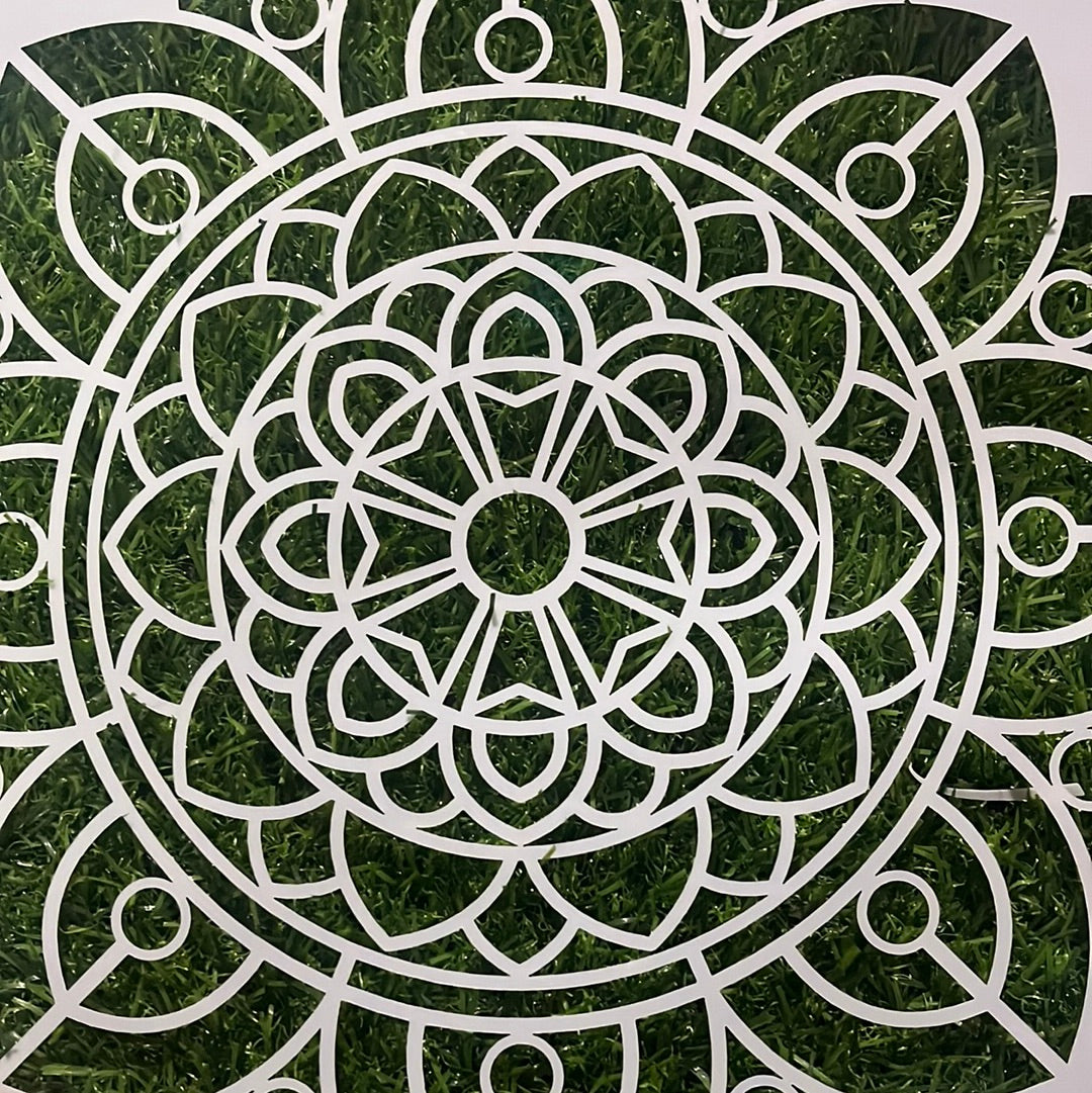 Rangoli stencil design  3