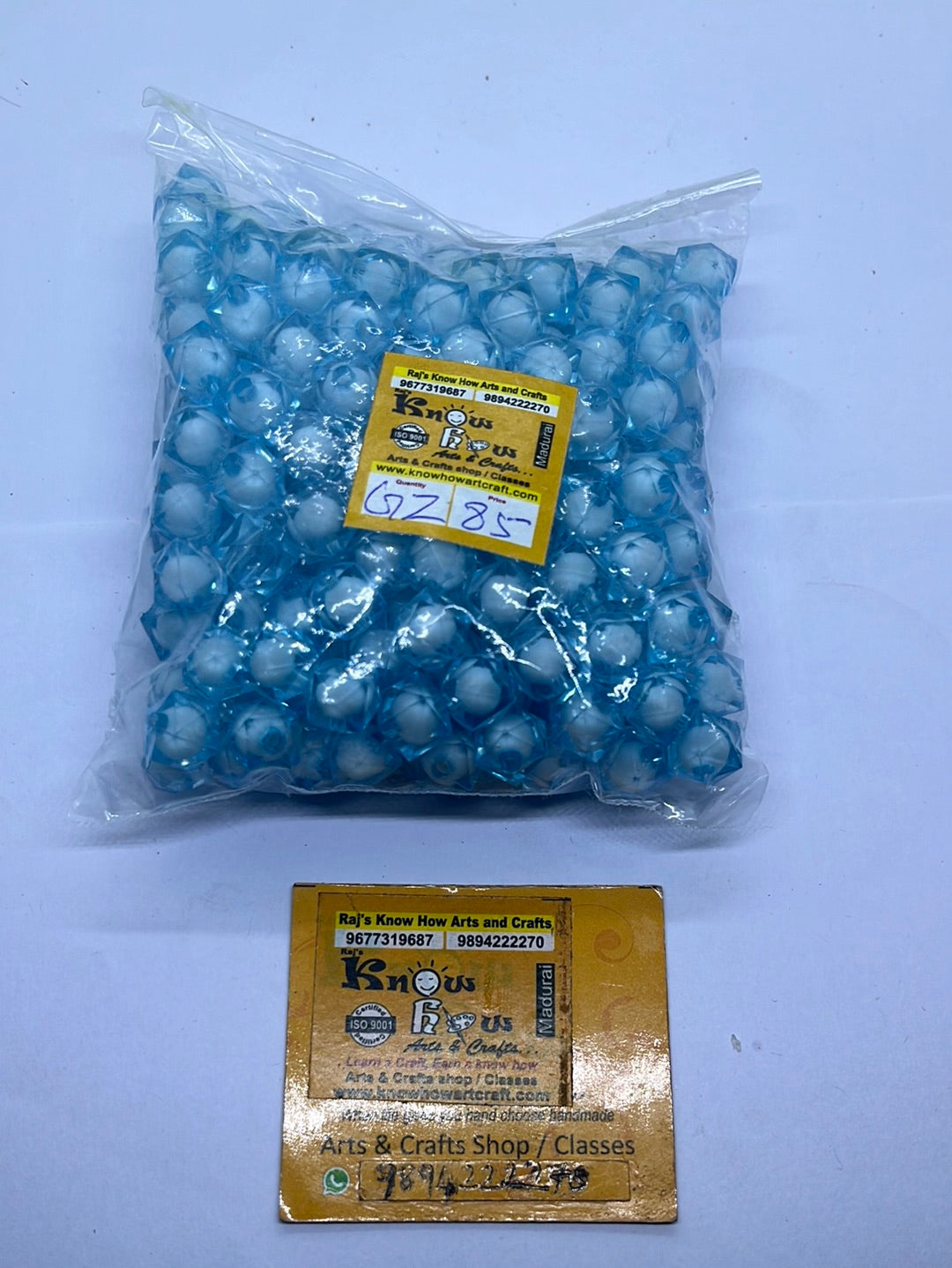 Acrylic  plastic color  small beads -100g 1