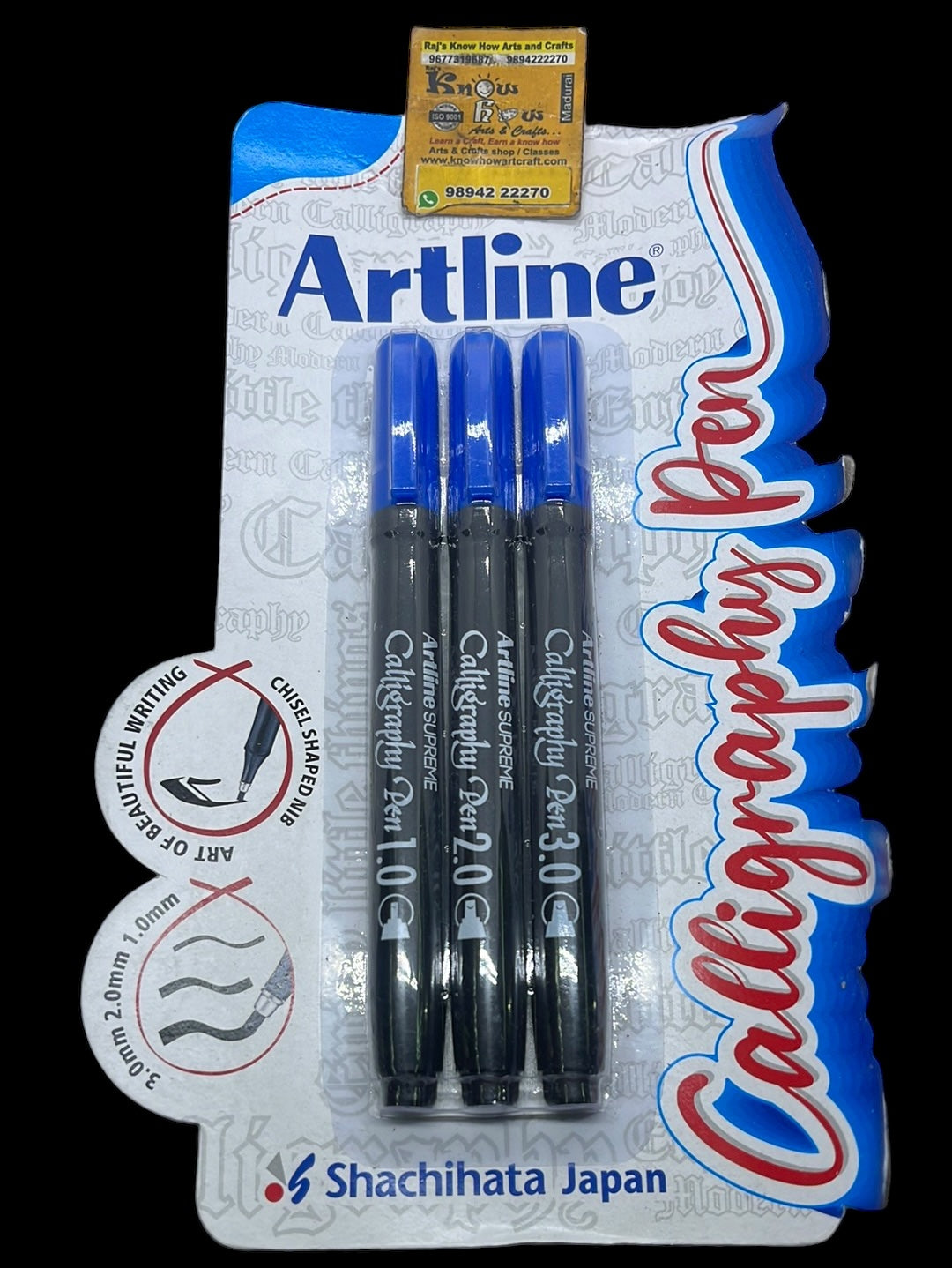 Artline Calligraphy pen - Blue