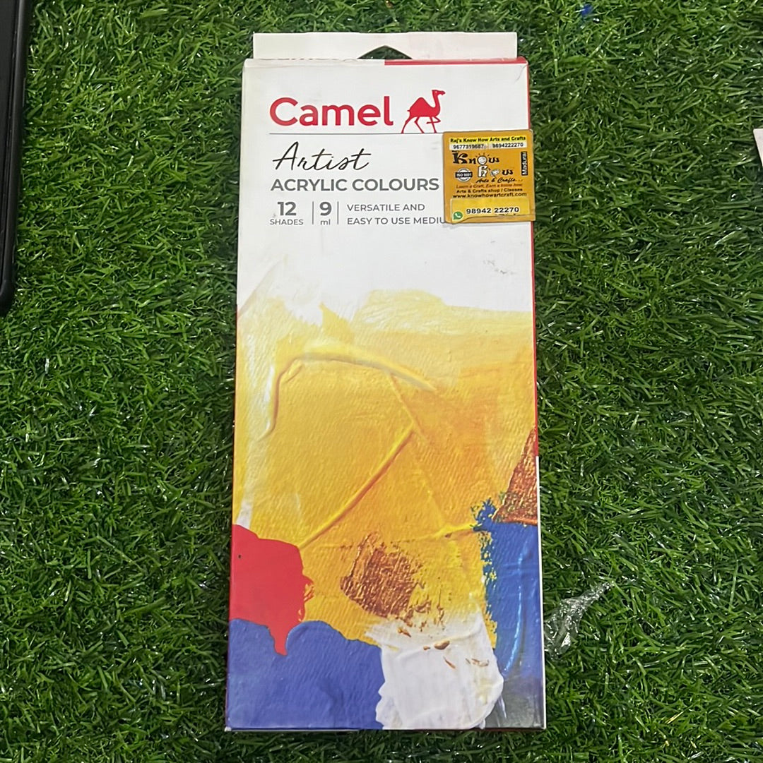 9ml Camlin Artist range acrylic colours