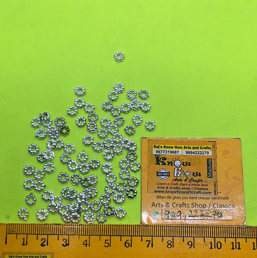 Silver beads spacer  25 g