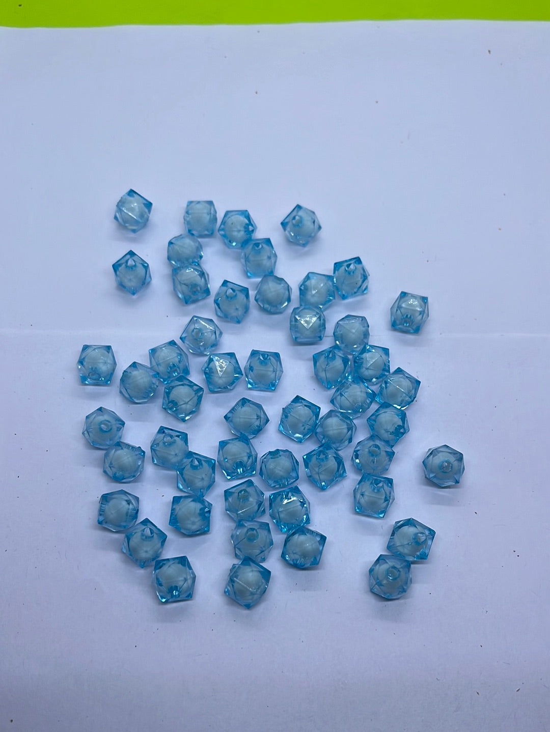 Acrylic  plastic color  small beads -100g 1