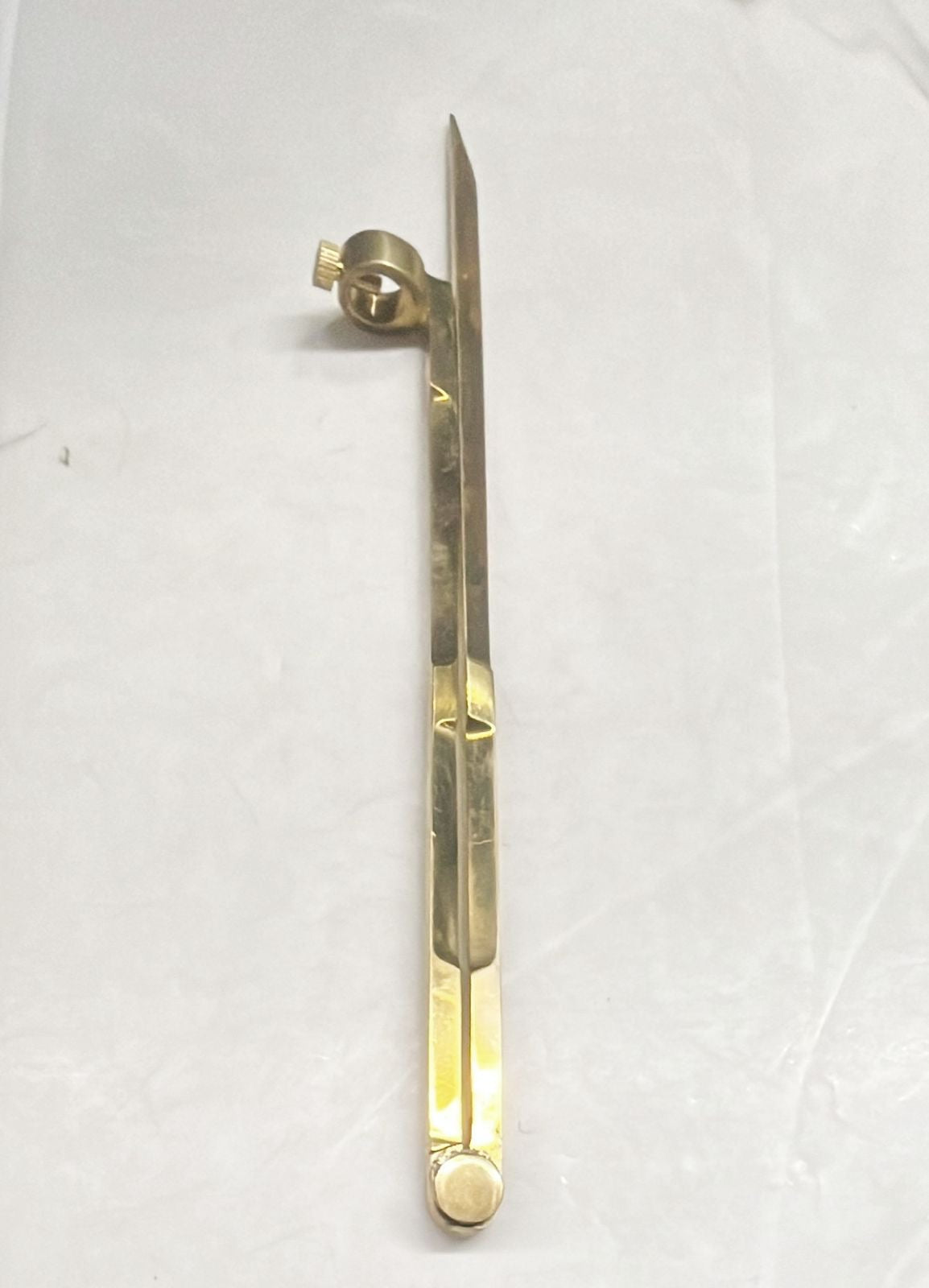 Apex metal compass brass 8inch-1pack
