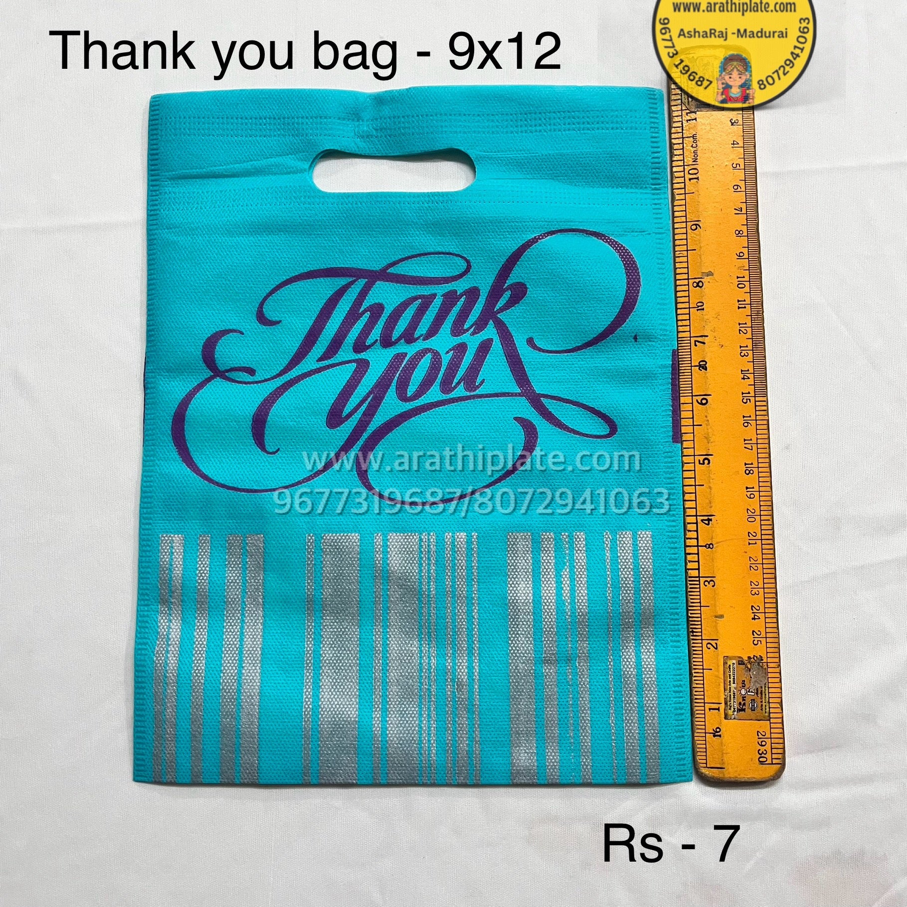 Thankyou bag 9x12 - 25 pc