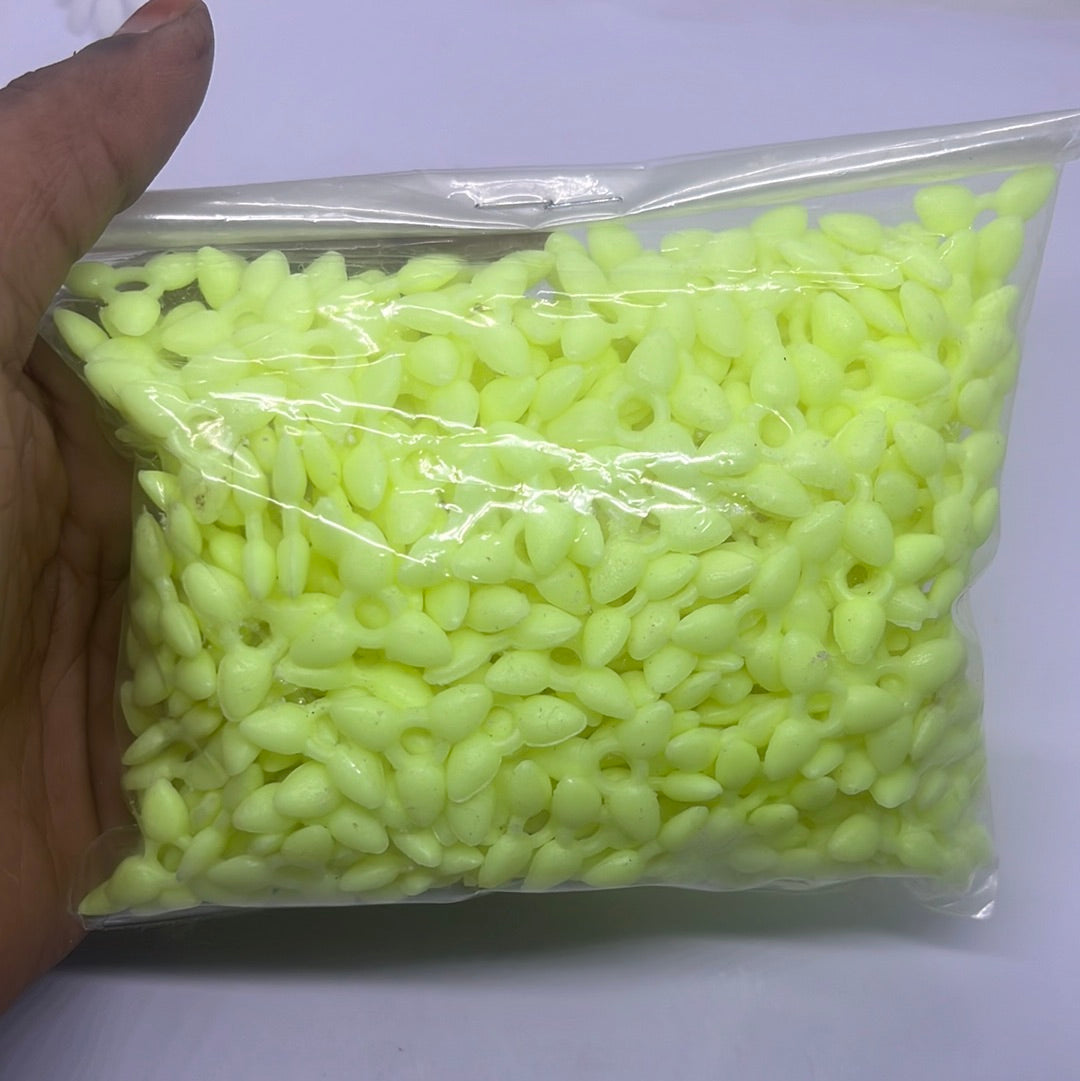 Acrylic plastic flower beads for jewelry making 100g in a pack