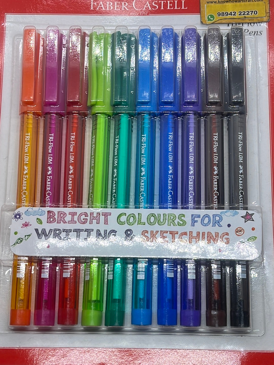 Faber castell bright colours for Ballpoint pens